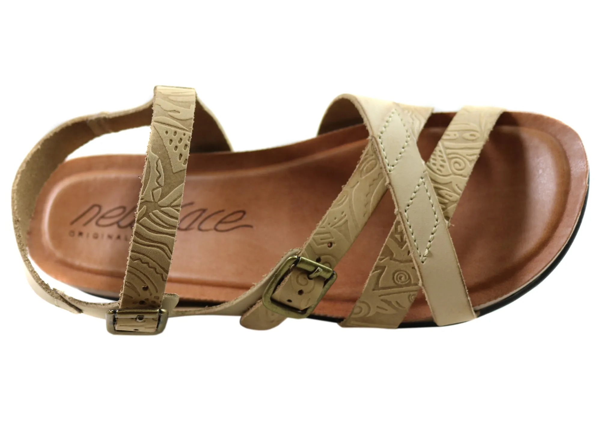New Face Island Damen Bequeme Ledersandalen Hergestellt In Brasilien New Face Schuhe