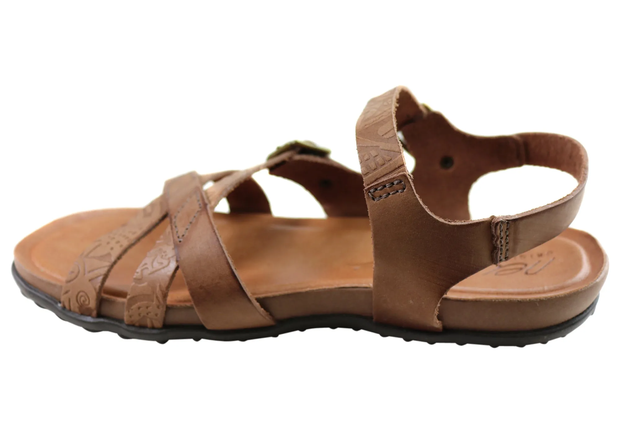 New Face Island Damen Bequeme Ledersandalen Hergestellt In Brasilien New Face Schuhe