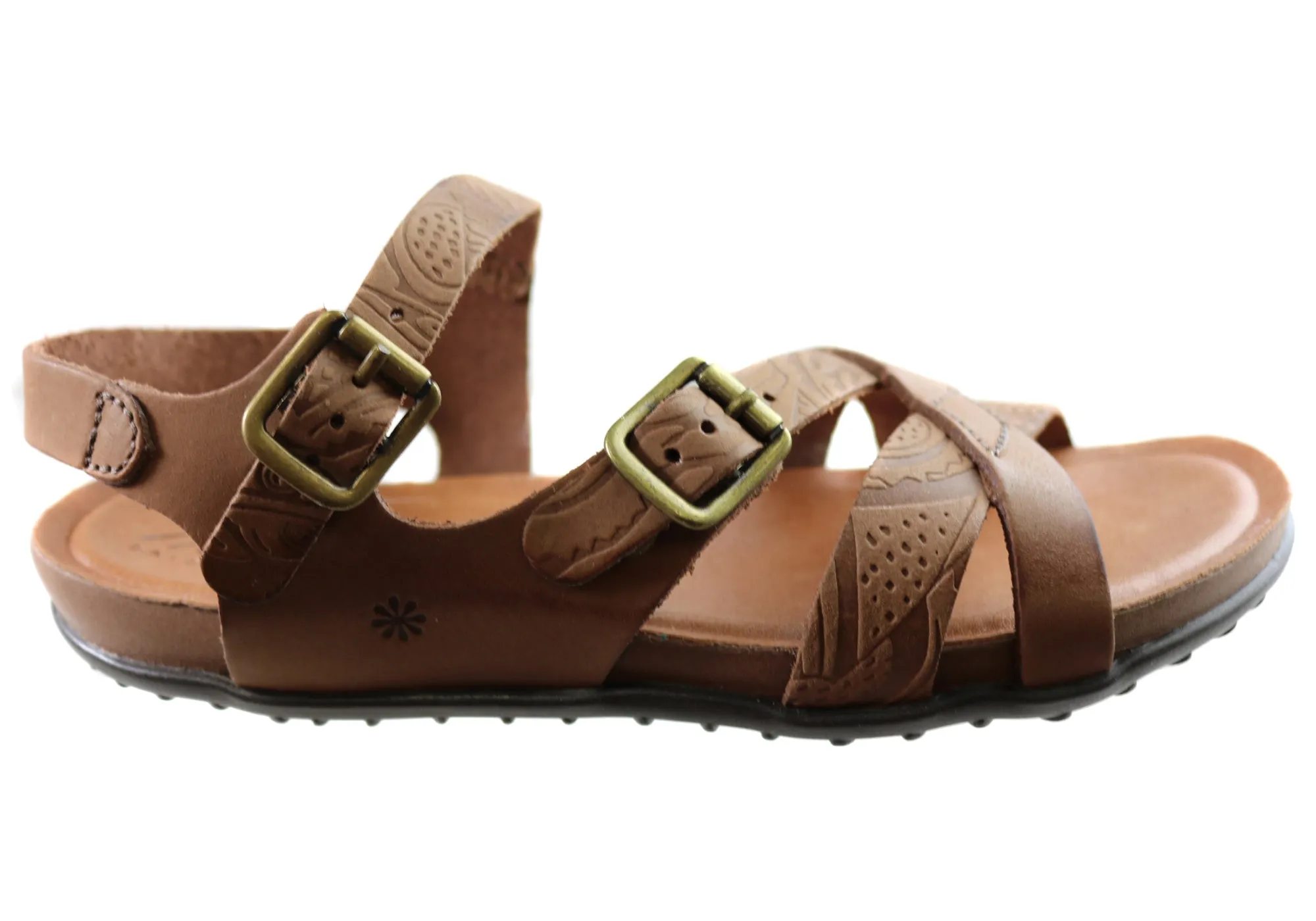 New Face Island Damen Bequeme Ledersandalen Hergestellt In Brasilien New Face Schuhe