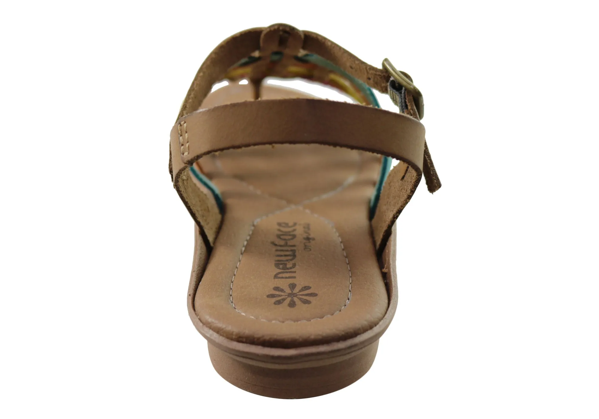 New Face Mari Damen Bequeme Ledersandalen Hergestellt In Brasilien New Face Schuhe