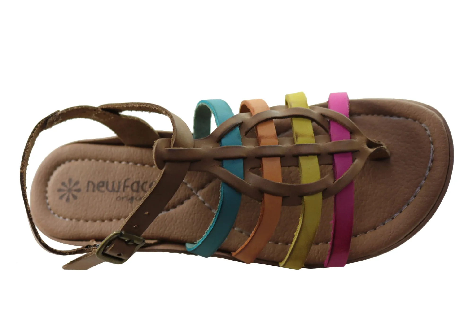 New Face Mari Damen Bequeme Ledersandalen Hergestellt In Brasilien New Face Schuhe