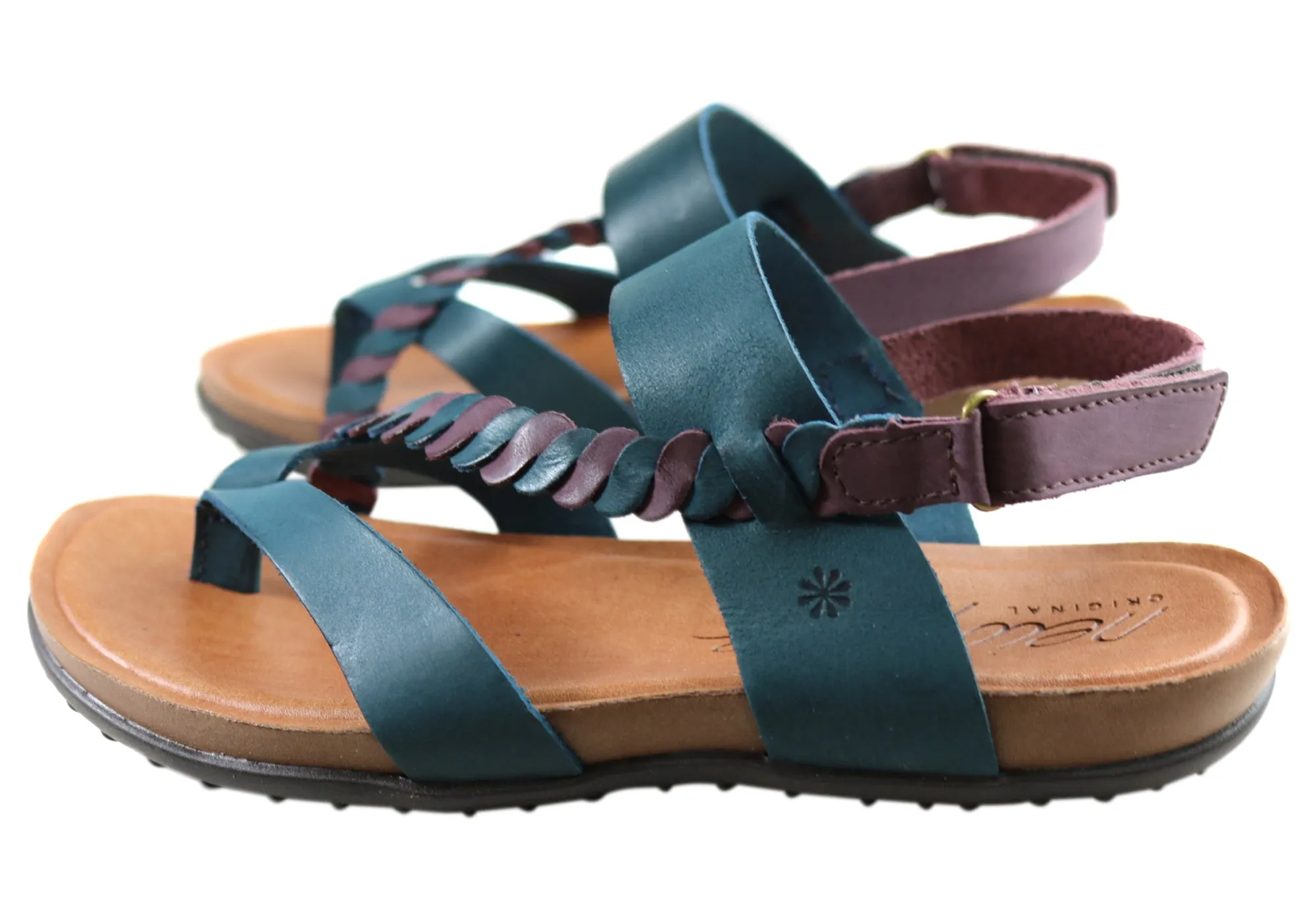 New Face Retreat Damen Bequeme Ledersandalen Hergestellt In Brasilien New Face Schuhe