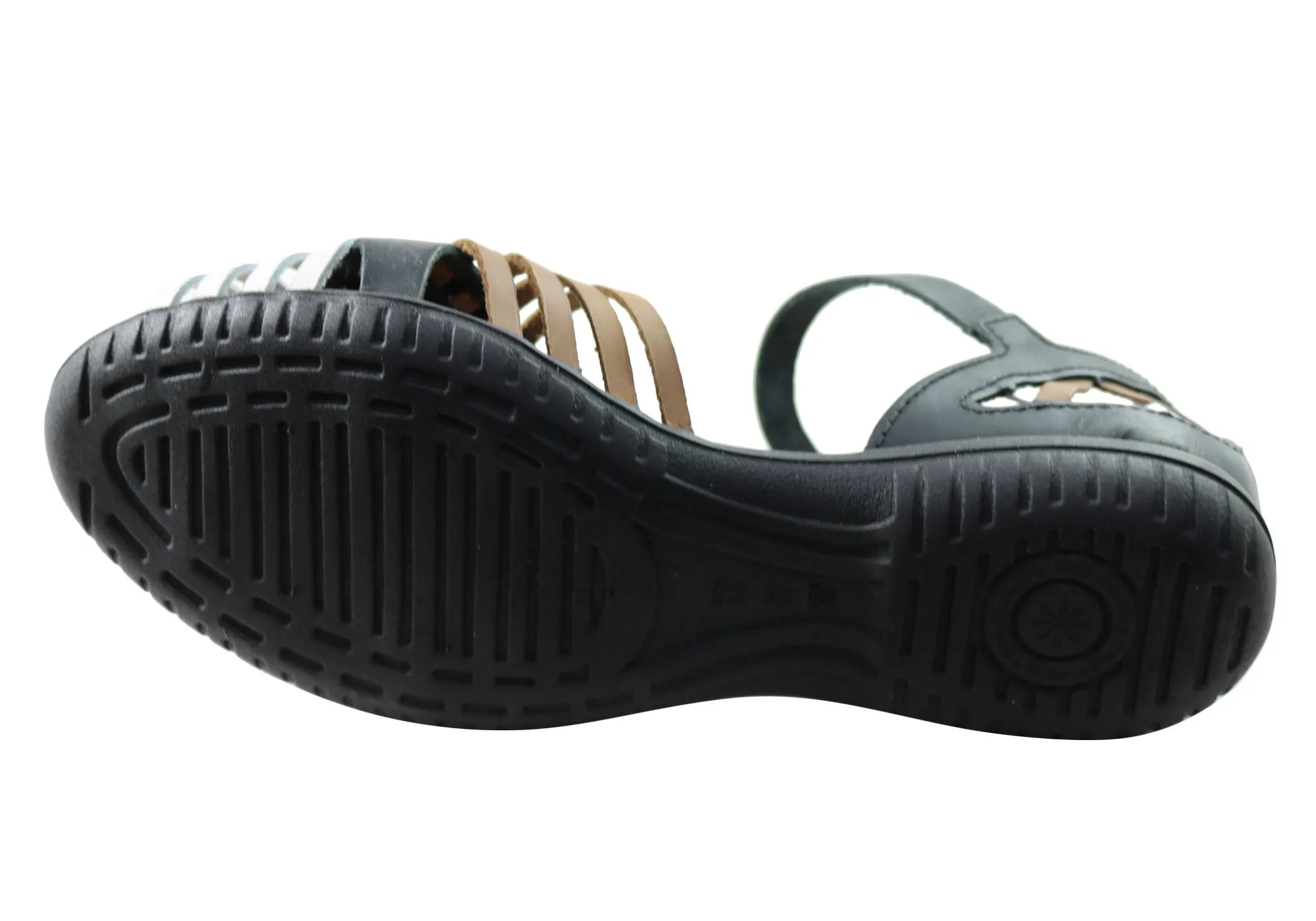 Neues Gesicht Tamara Damen Bequeme Ledersandalen Hergestellt in Brasilien New Face Schuhe
