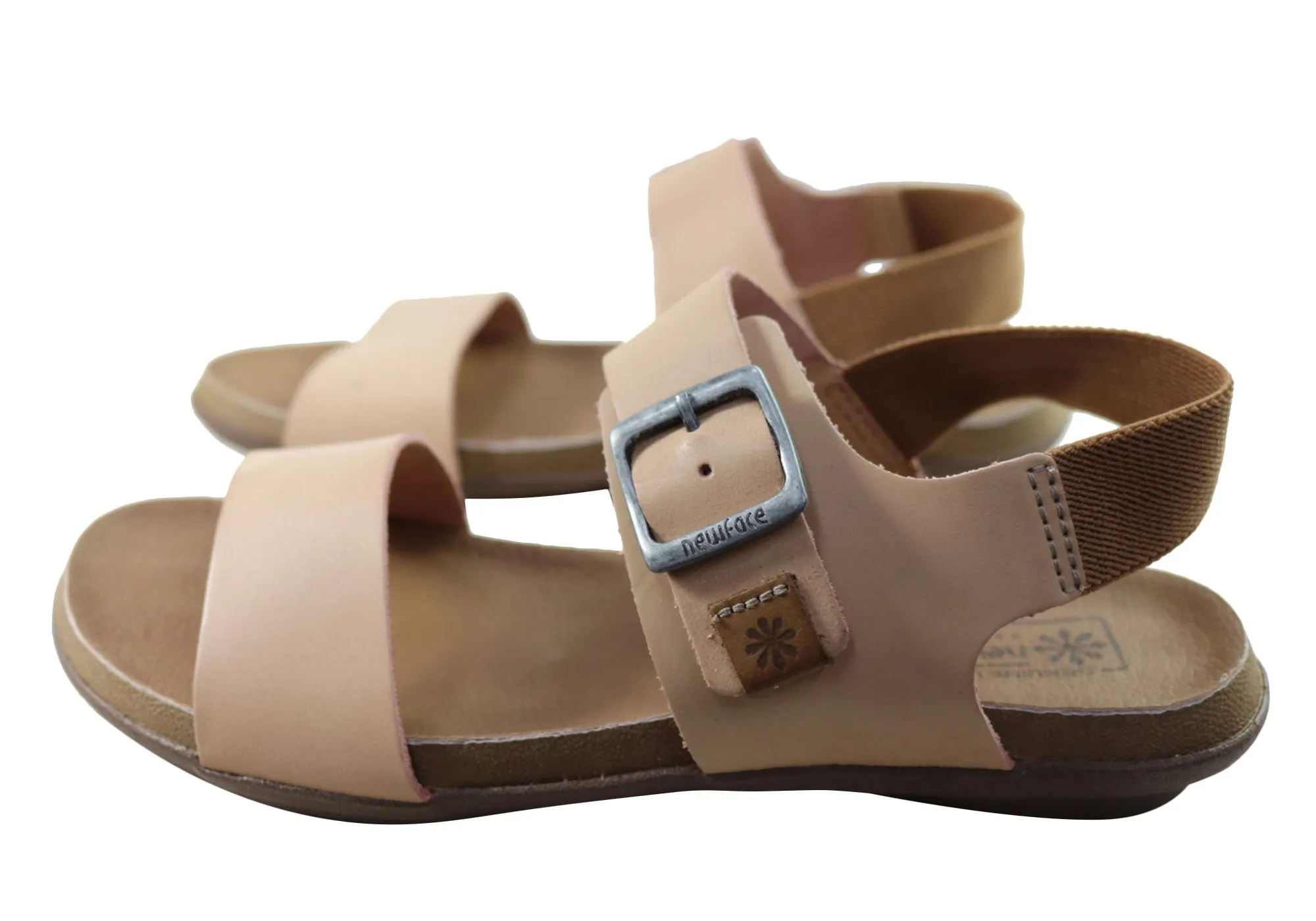 New Face Tasha Damen Bequeme Ledersandalen Hergestellt In Brasilien New Face Schuhe