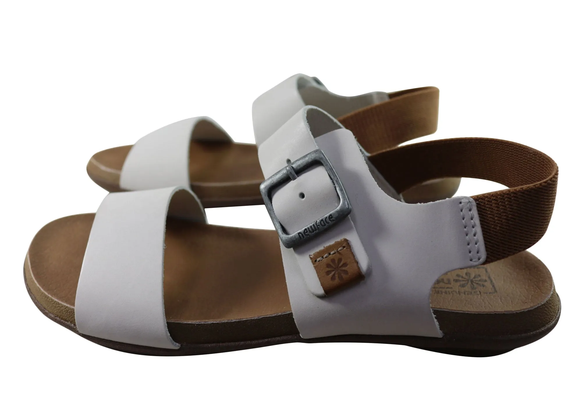New Face Tasha Damen Bequeme Ledersandalen Hergestellt In Brasilien New Face Schuhe