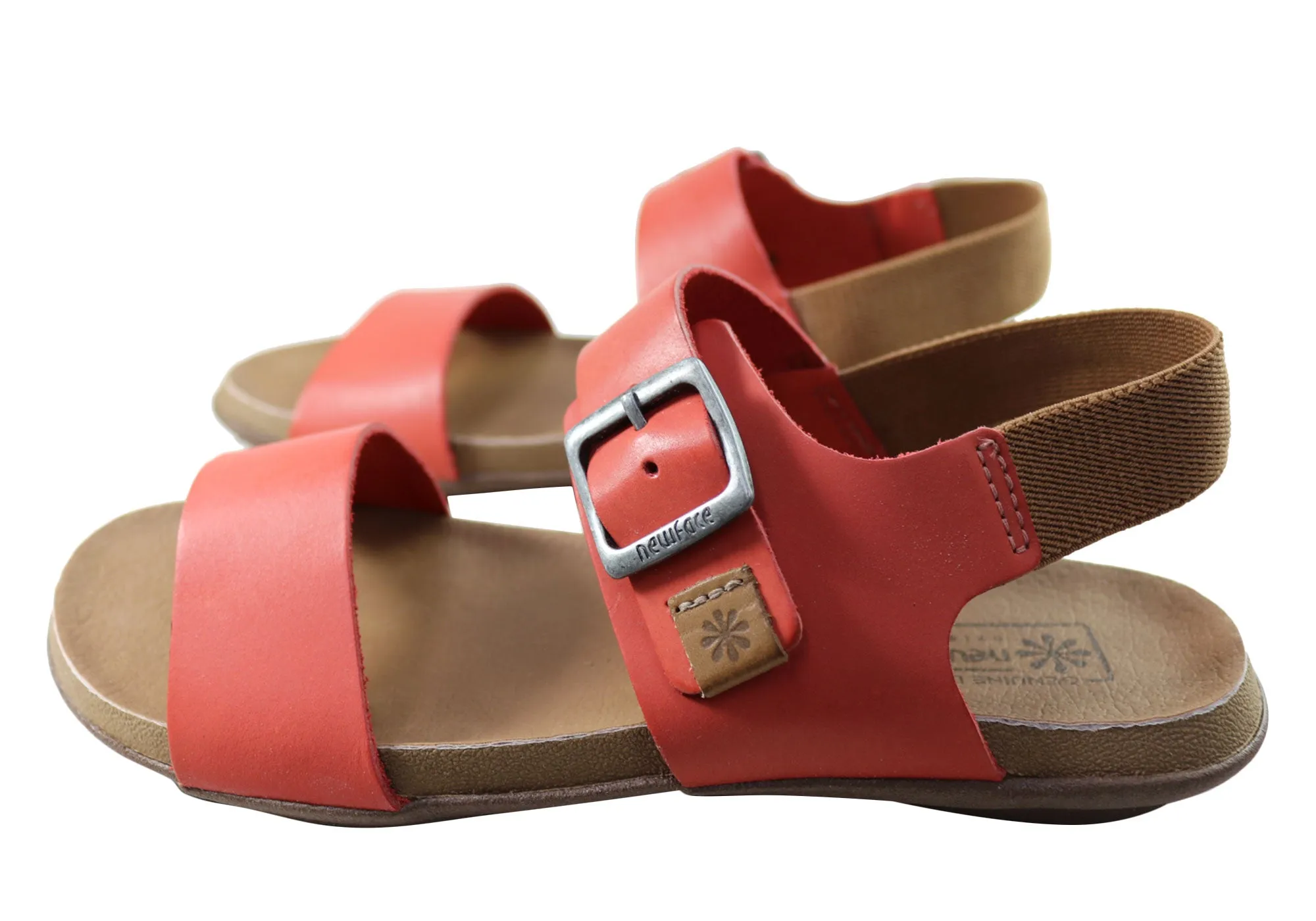 New Face Tasha Damen Bequeme Ledersandalen Hergestellt In Brasilien New Face Schuhe