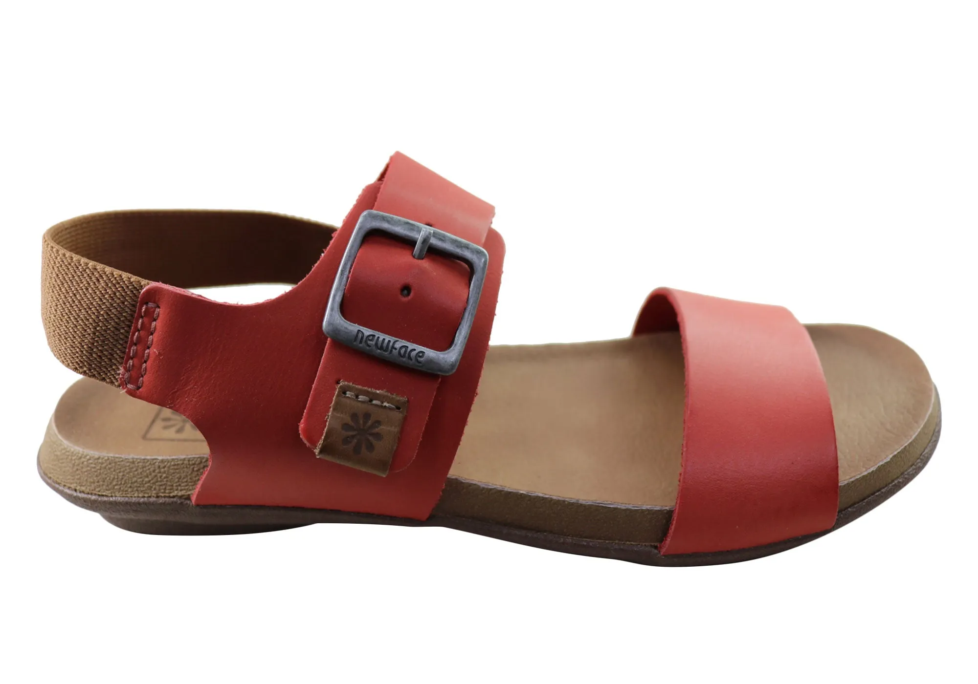 New Face Tasha Damen Bequeme Ledersandalen Hergestellt In Brasilien New Face Schuhe