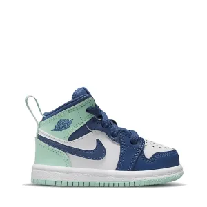 NIKE AIR JORDAN1 MID BLAU MINZE KLEINKIND (NEU)