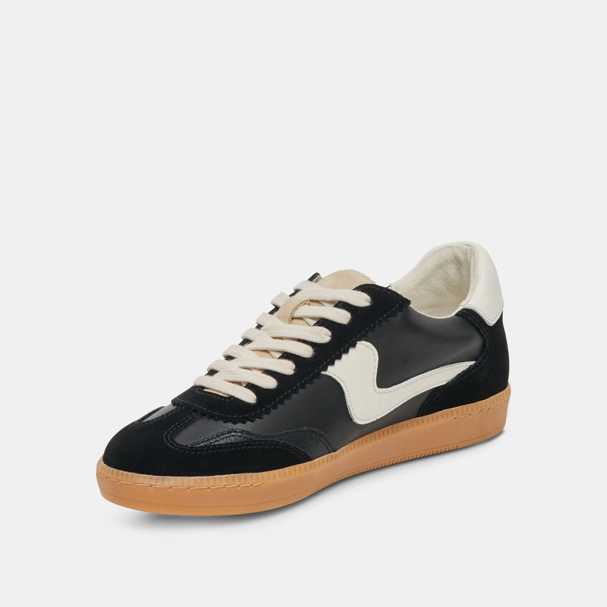 NOTICE SNEAKERS SCHWARZ WILDLEDER