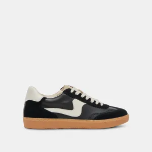 NOTICE SNEAKERS SCHWARZ WILDLEDER
