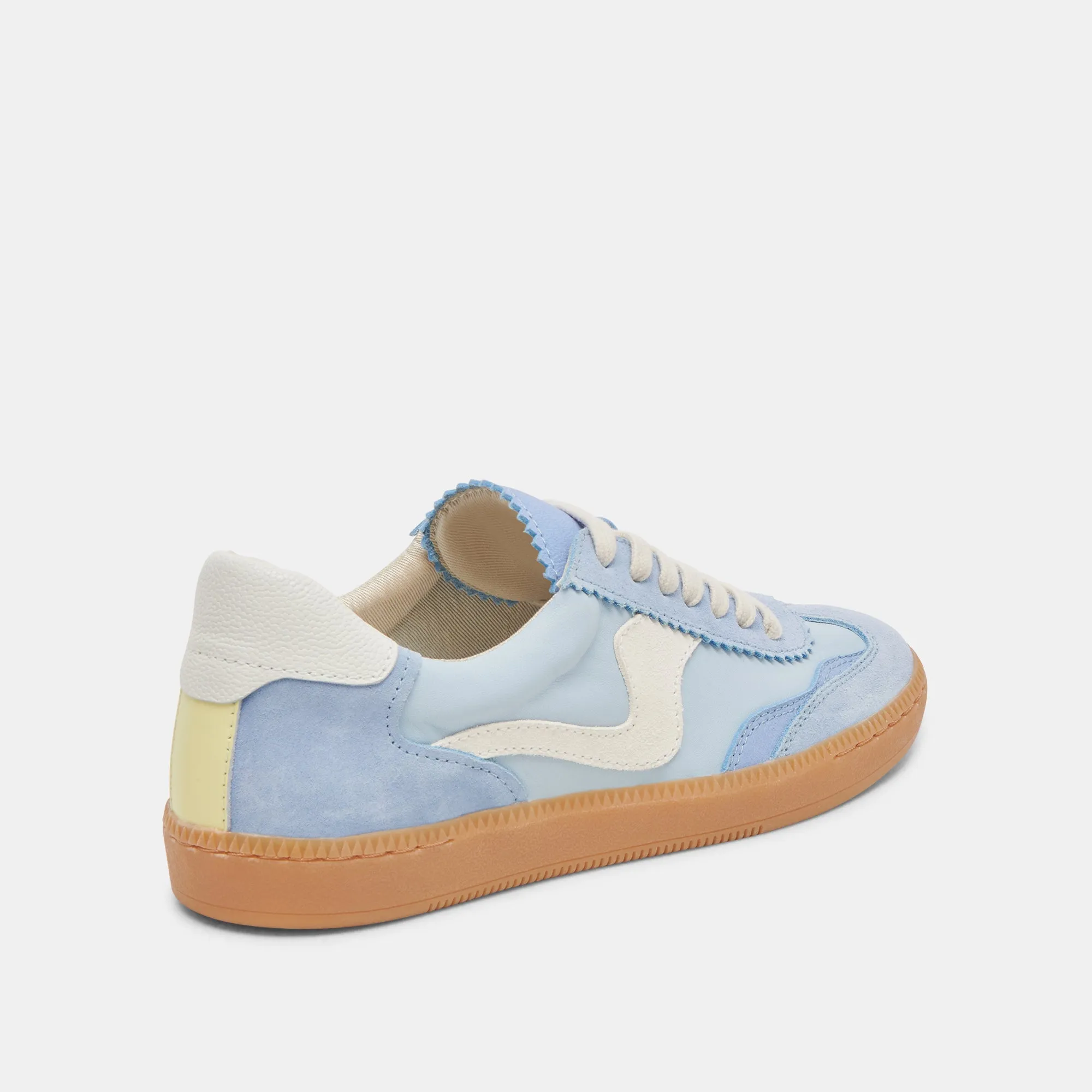 HINWEIS SNEAKERS BLAU WILDLEDER