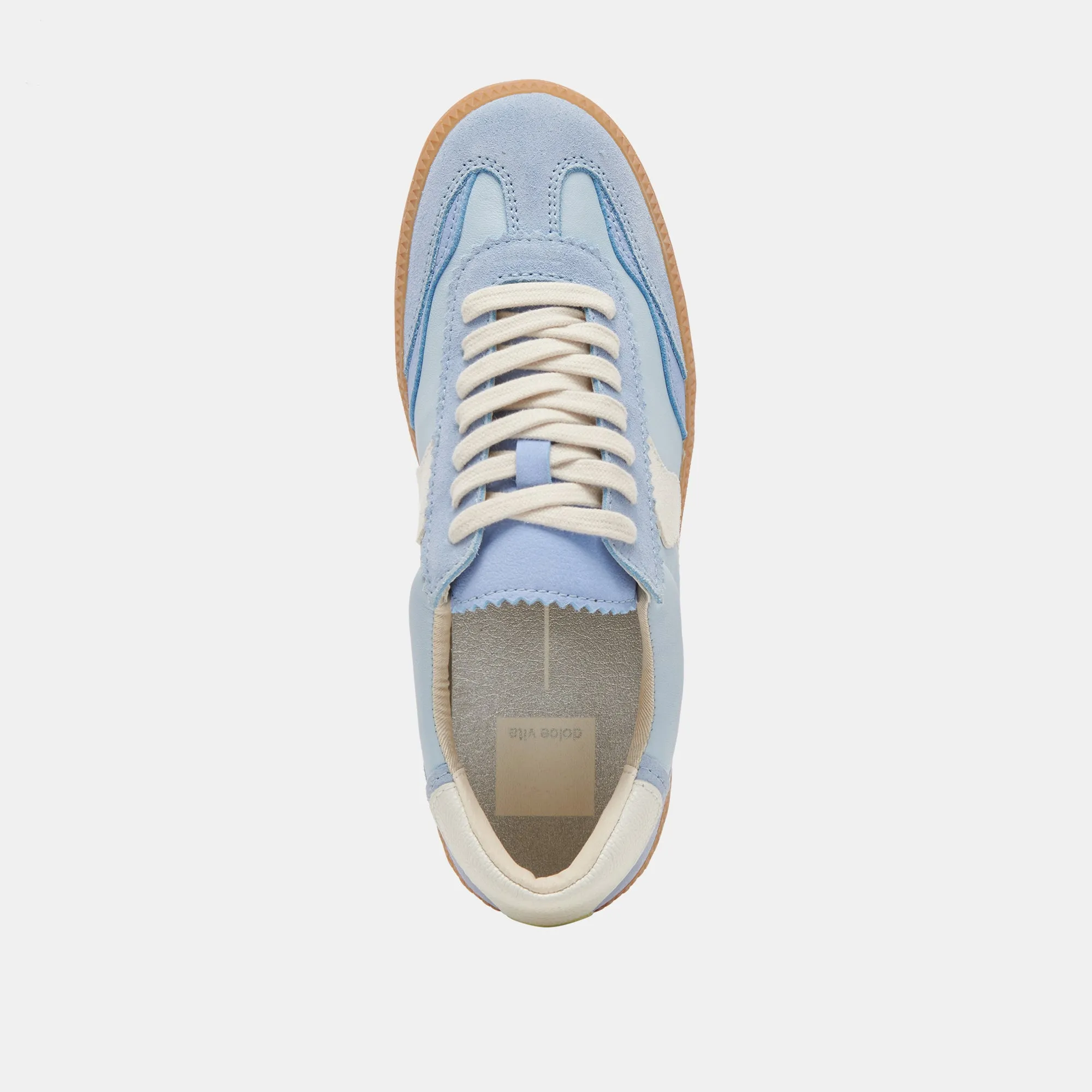 HINWEIS SNEAKERS BLAU WILDLEDER