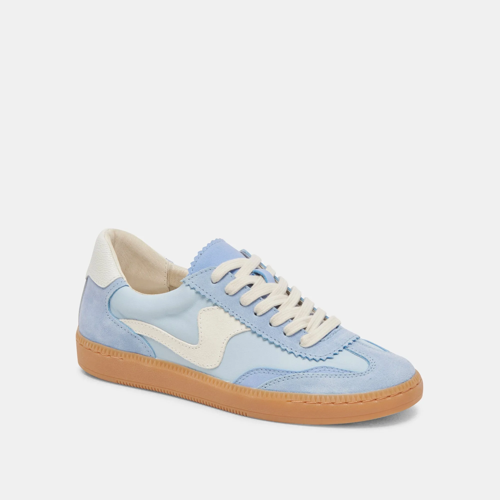 HINWEIS SNEAKERS BLAU WILDLEDER