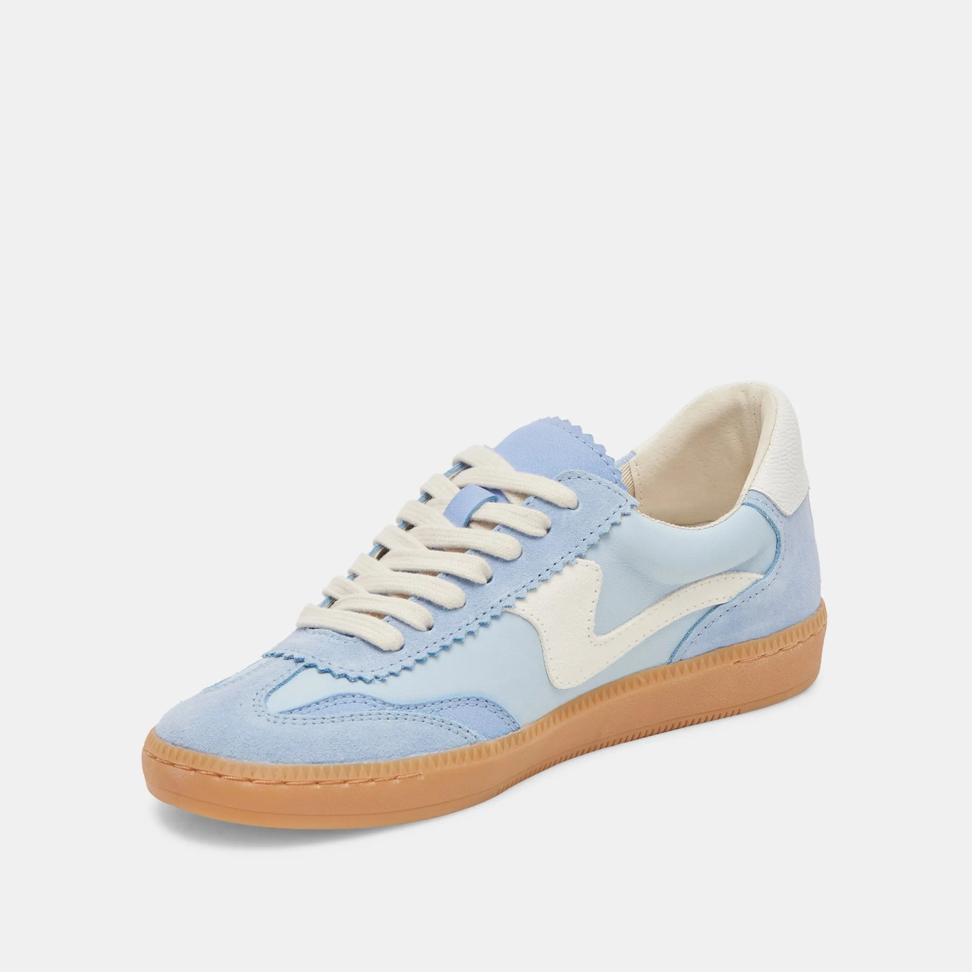 HINWEIS SNEAKERS BLAU WILDLEDER