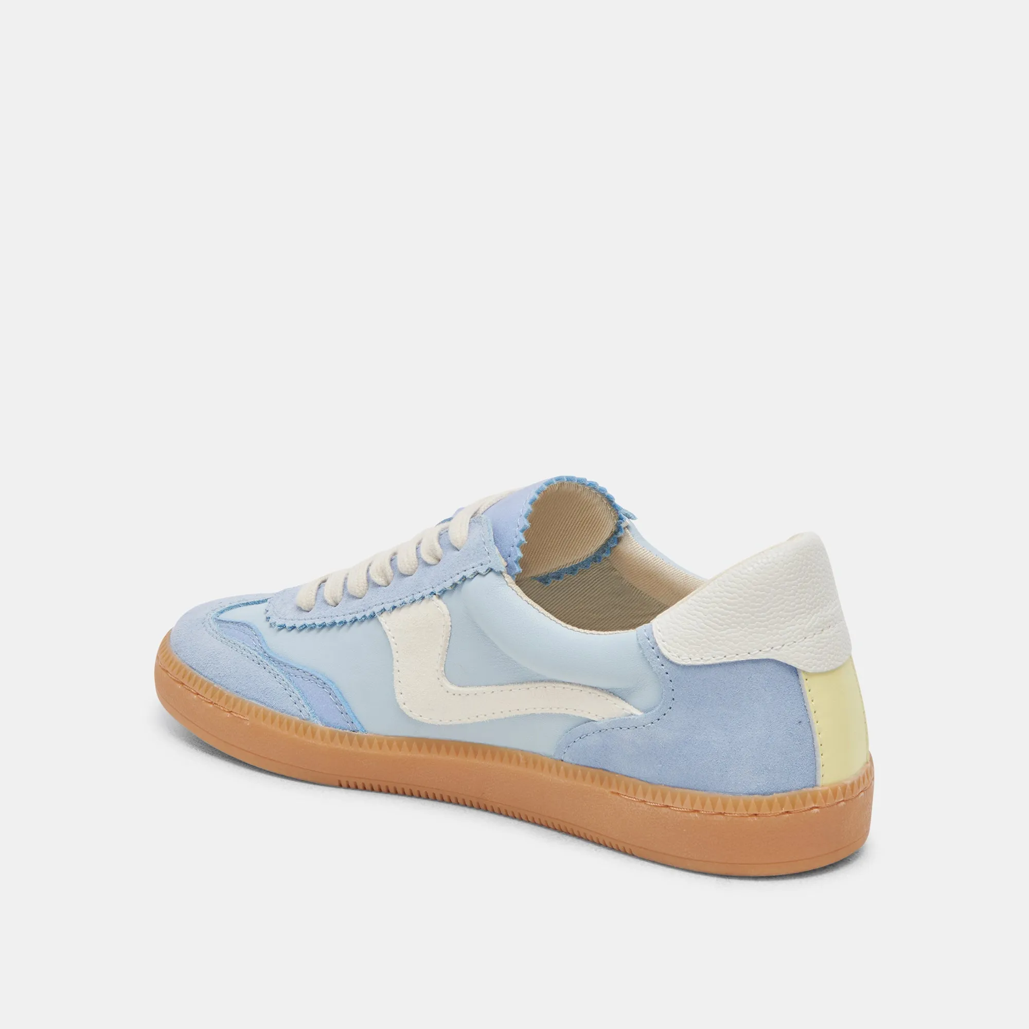 HINWEIS SNEAKERS BLAU WILDLEDER