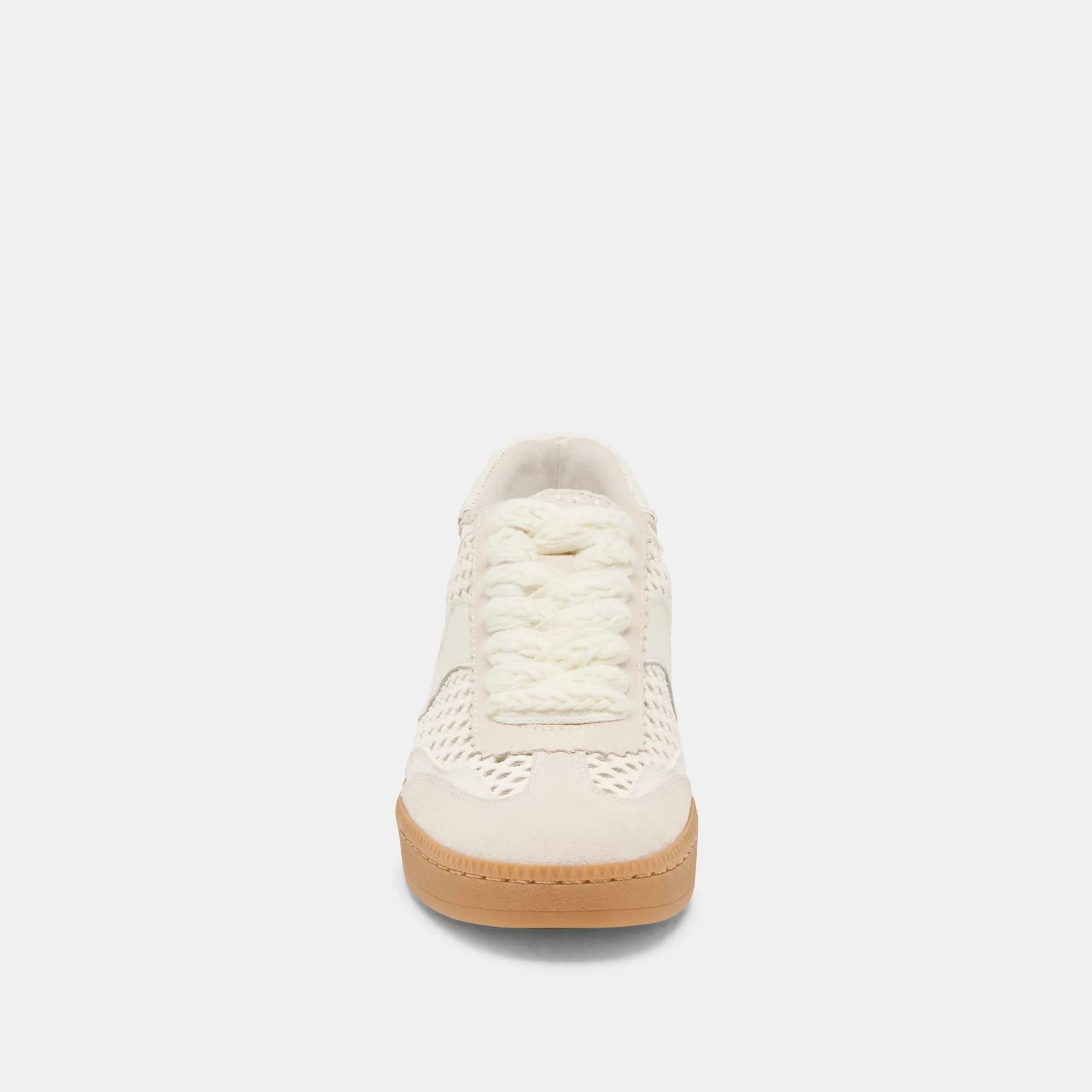 NOTICE SNEAKERS ELFENBEIN PERFORIERTES NUBUCK