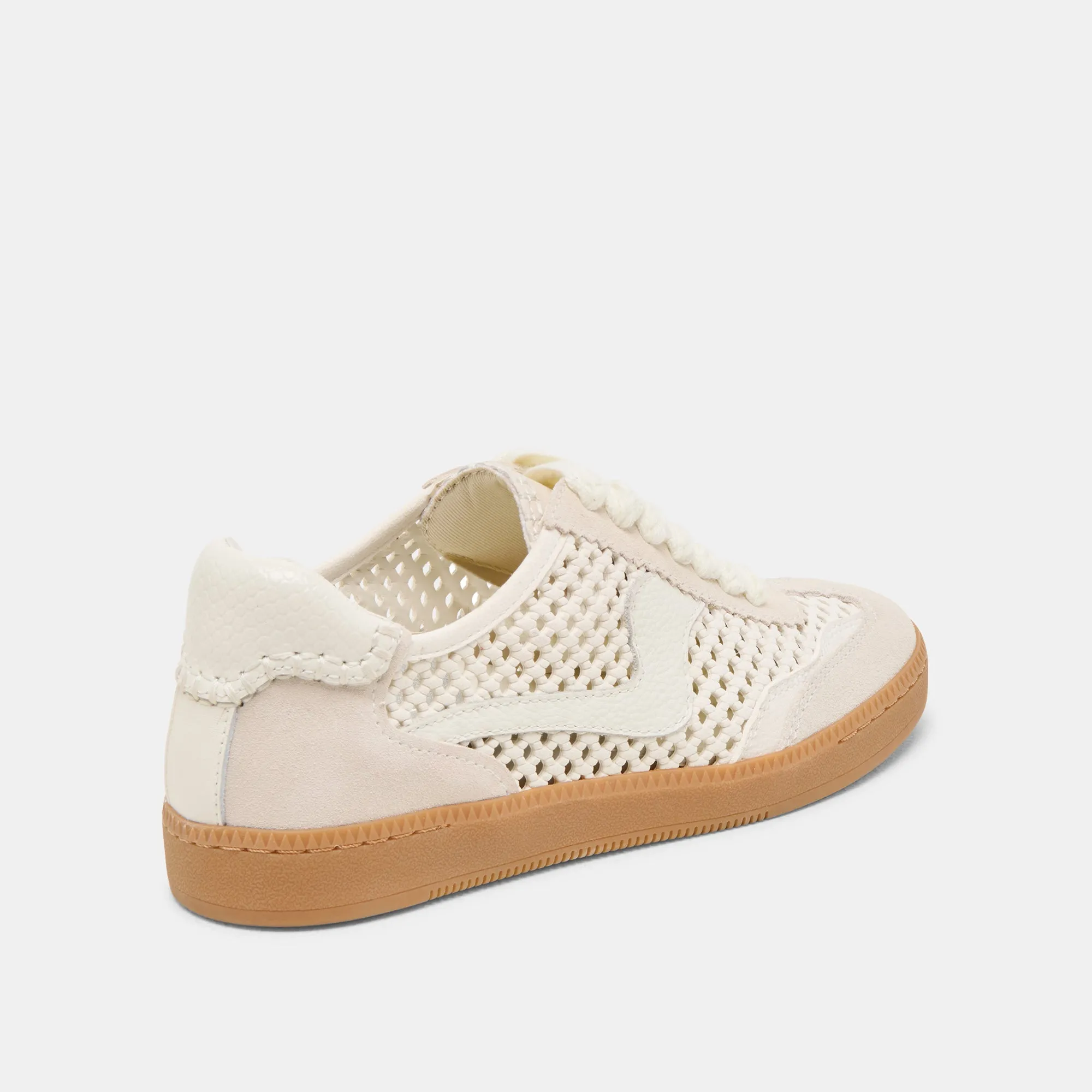 NOTICE SNEAKERS ELFENBEIN PERFORIERTES NUBUCK