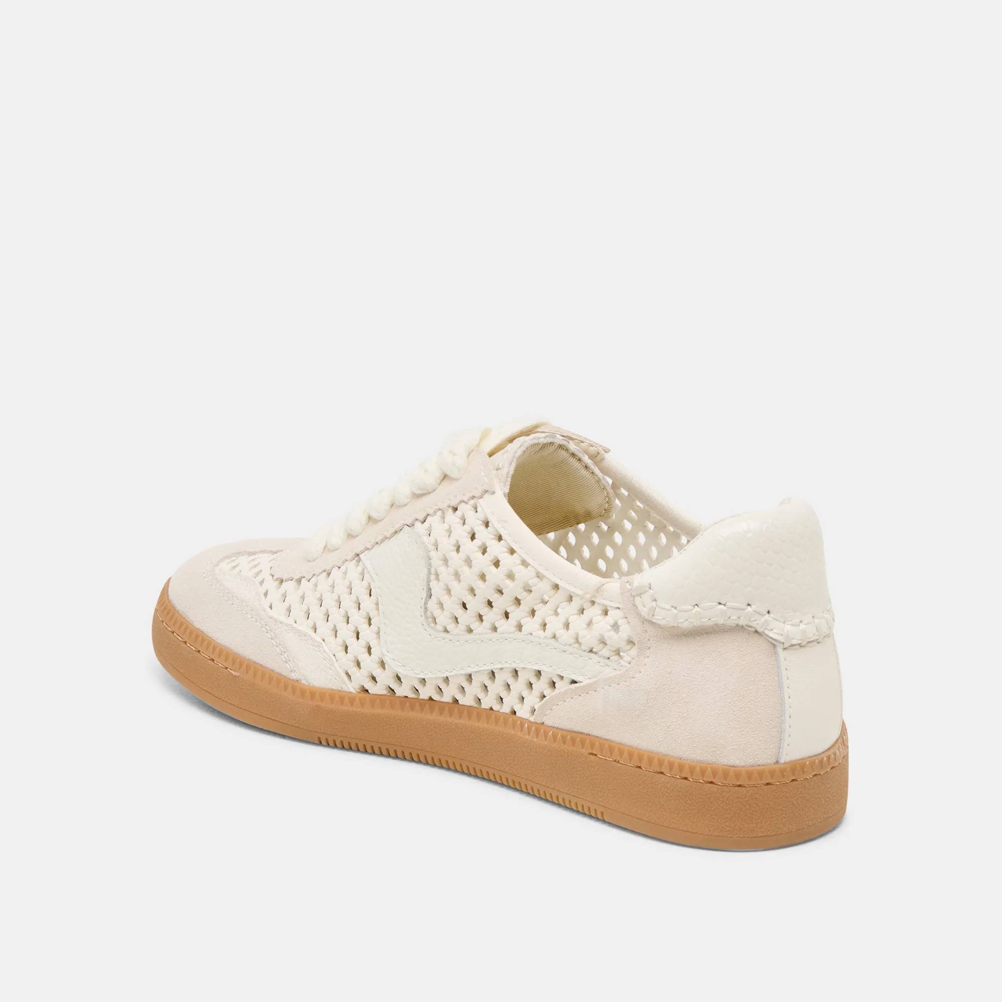 NOTICE SNEAKERS ELFENBEIN PERFORIERTES NUBUCK