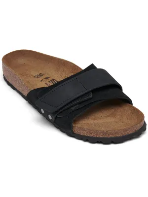 Oita Damen Wildleder Rundspitzen Schlupfsandalen