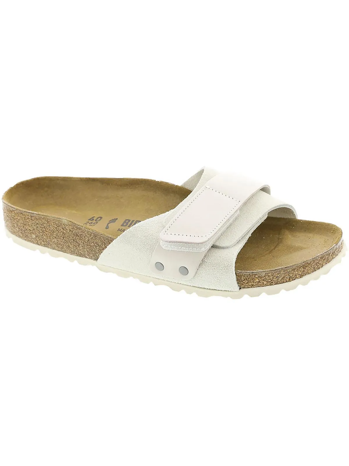 Oita Damen Wildleder Rundspitzen Schlupfsandalen