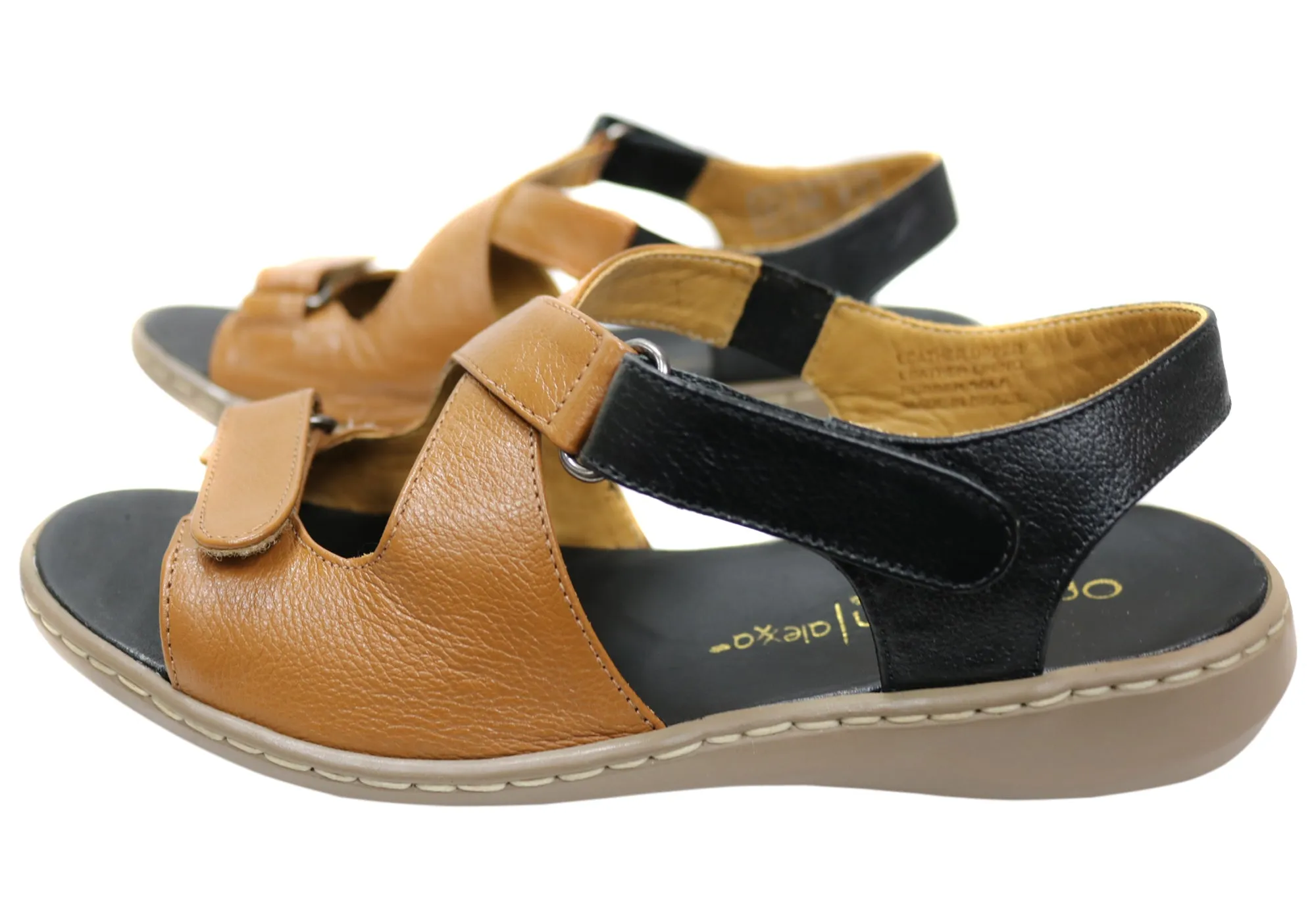 Opananken Donna Damen Bequeme Brasilianische Ledersandalen Opananken Schuhe