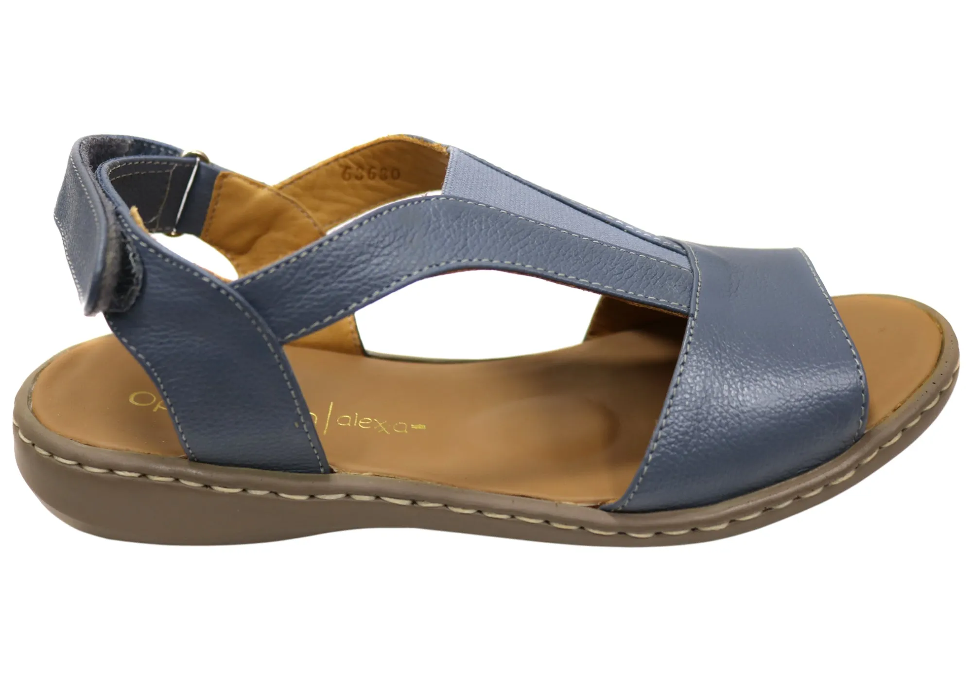 Opananken Elva Damen Bequeme Brasilianische Ledersandalen Opananken Schuhe