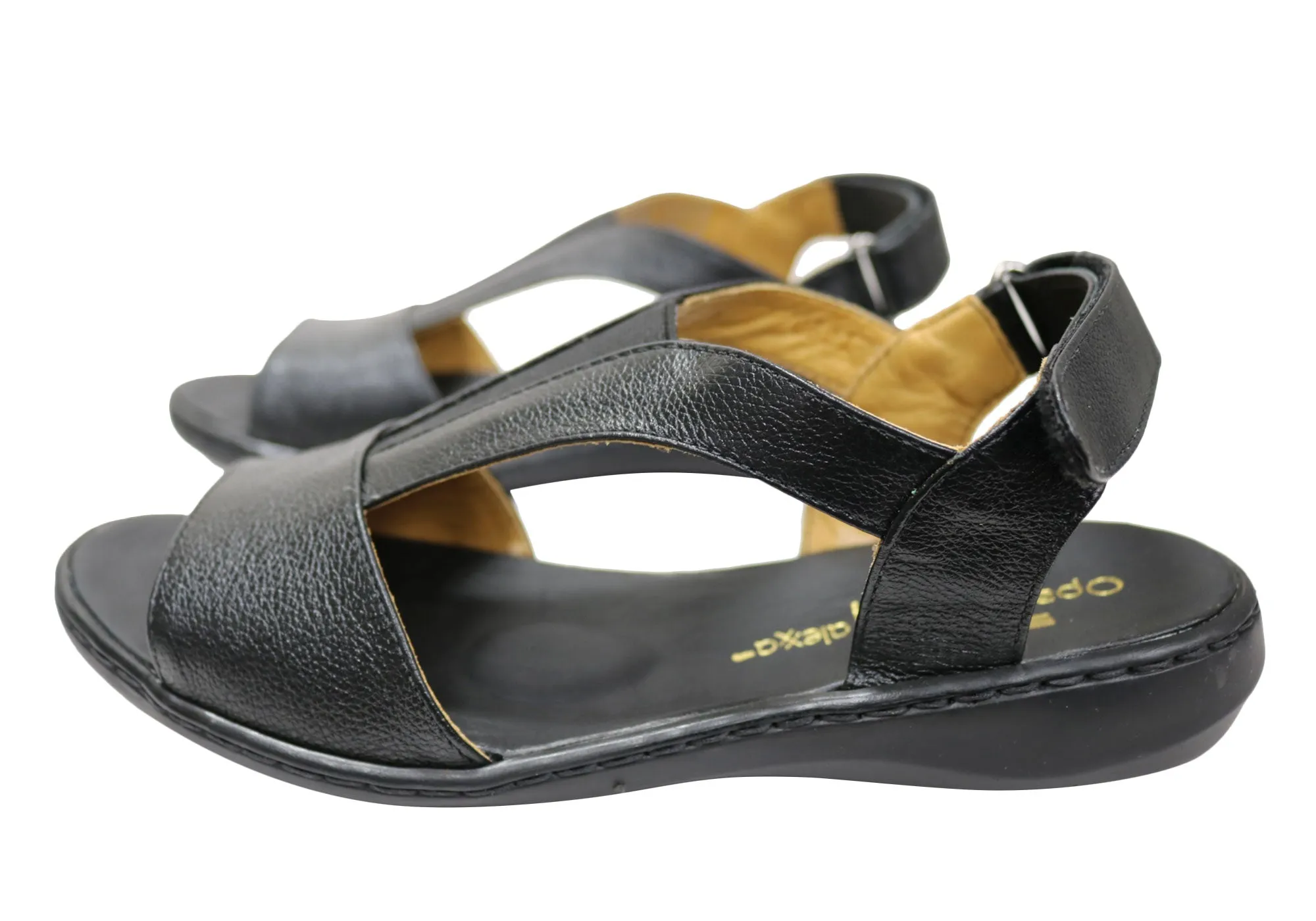 Opananken Elva Damen Bequeme Brasilianische Ledersandalen Opananken Schuhe