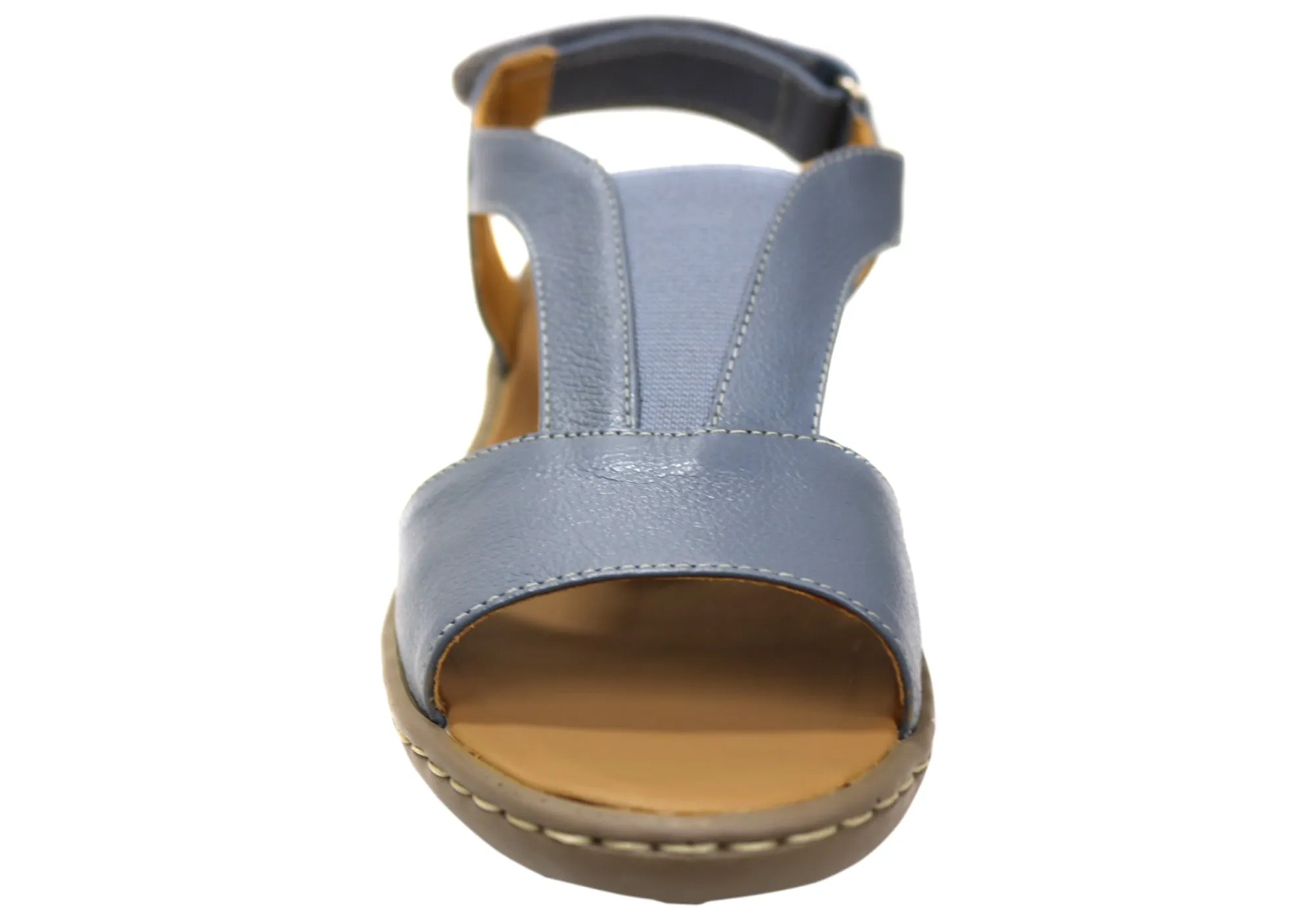 Opananken Elva Damen Bequeme Brasilianische Ledersandalen Opananken Schuhe