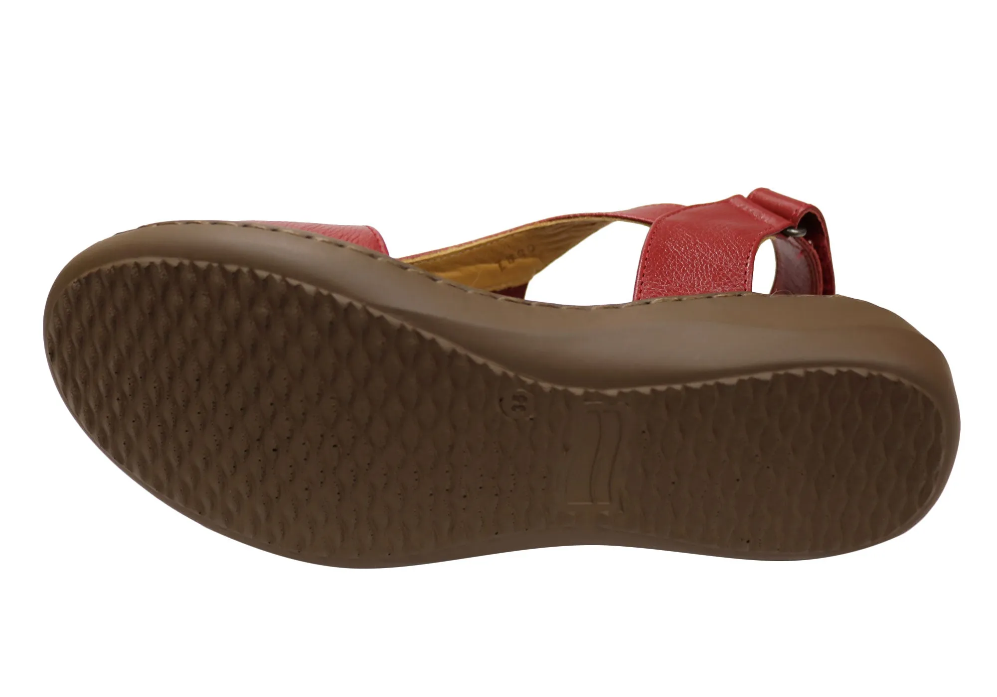 Opananken Elva Damen Bequeme Brasilianische Ledersandalen Opananken Schuhe