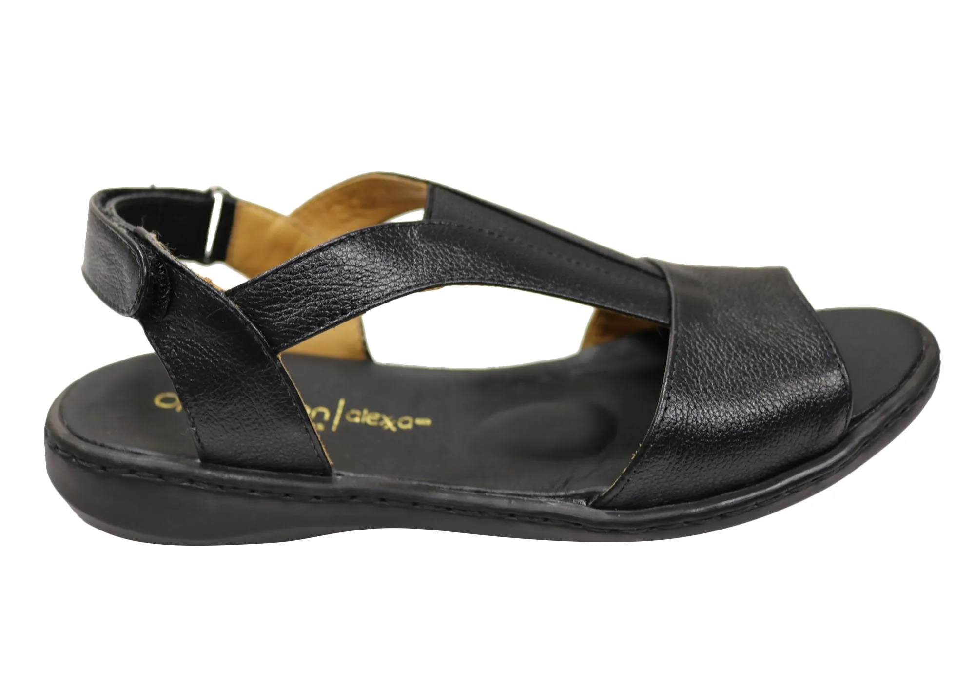 Opananken Elva Damen Bequeme Brasilianische Ledersandalen Opananken Schuhe