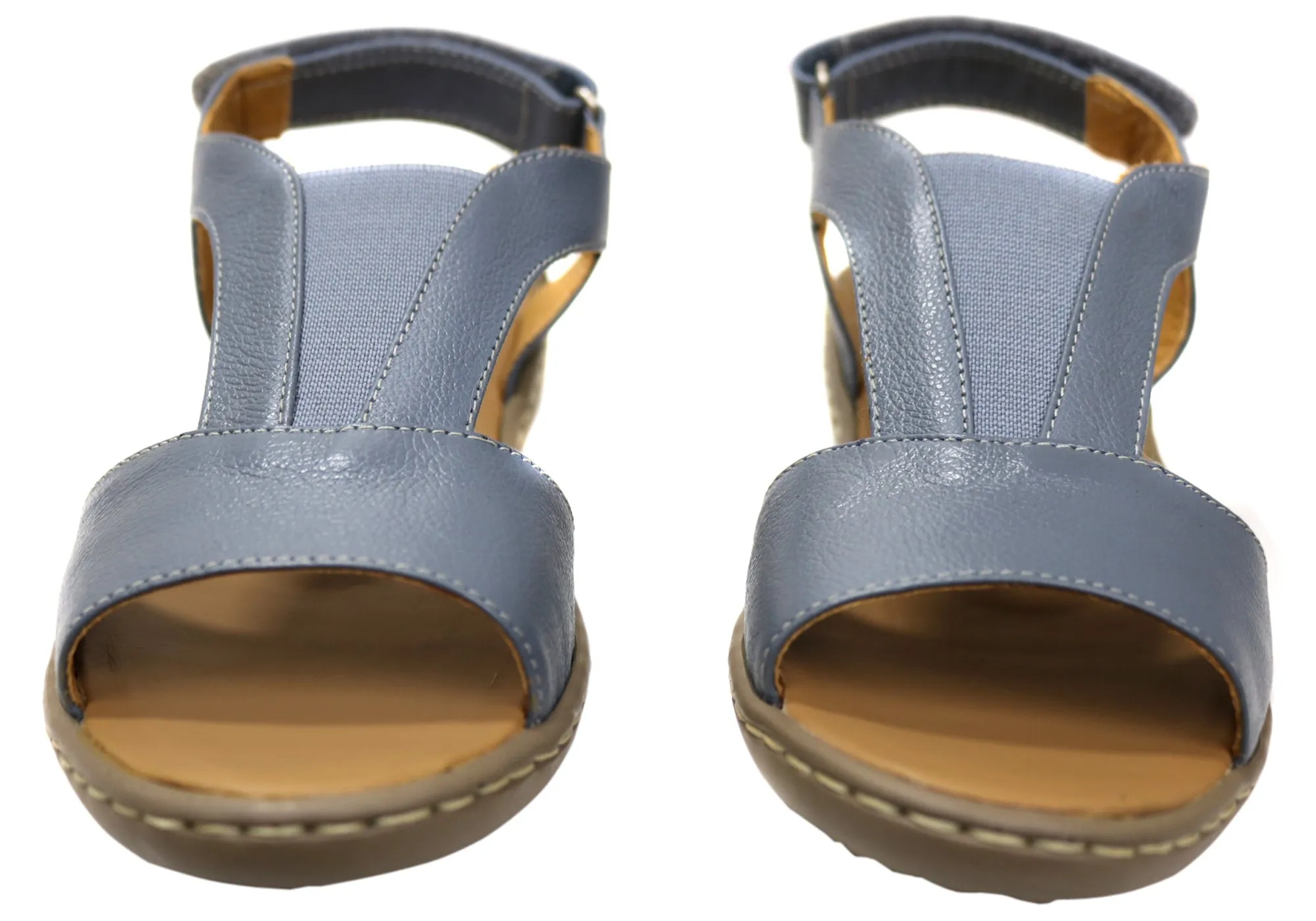 Opananken Elva Damen Bequeme Brasilianische Ledersandalen Opananken Schuhe