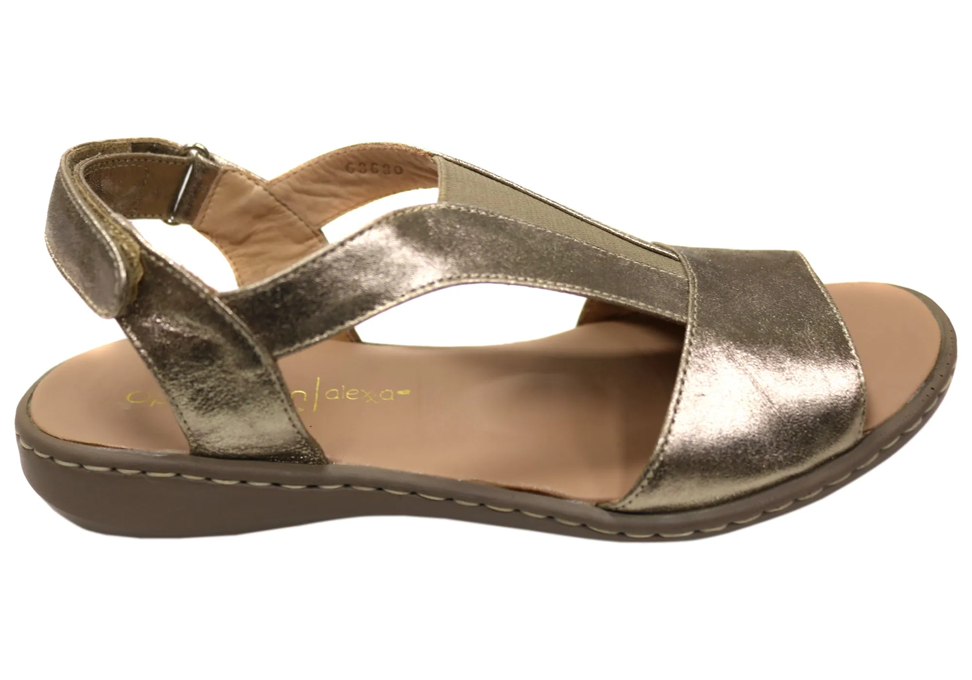 Opananken Elva Damen Bequeme Brasilianische Ledersandalen Opananken Schuhe
