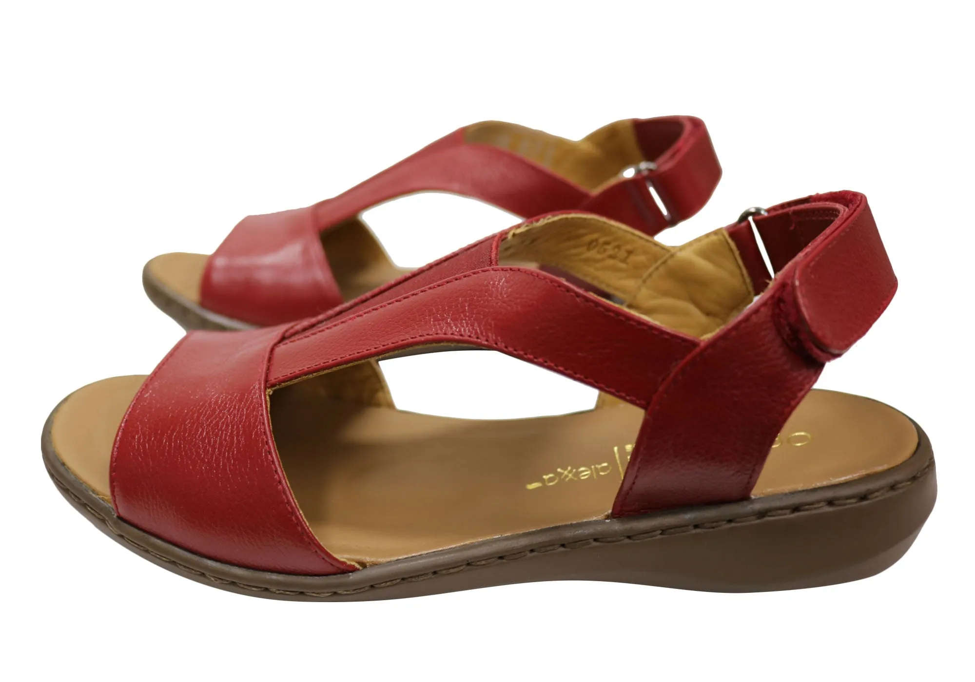 Opananken Elva Damen Bequeme Brasilianische Ledersandalen Opananken Schuhe
