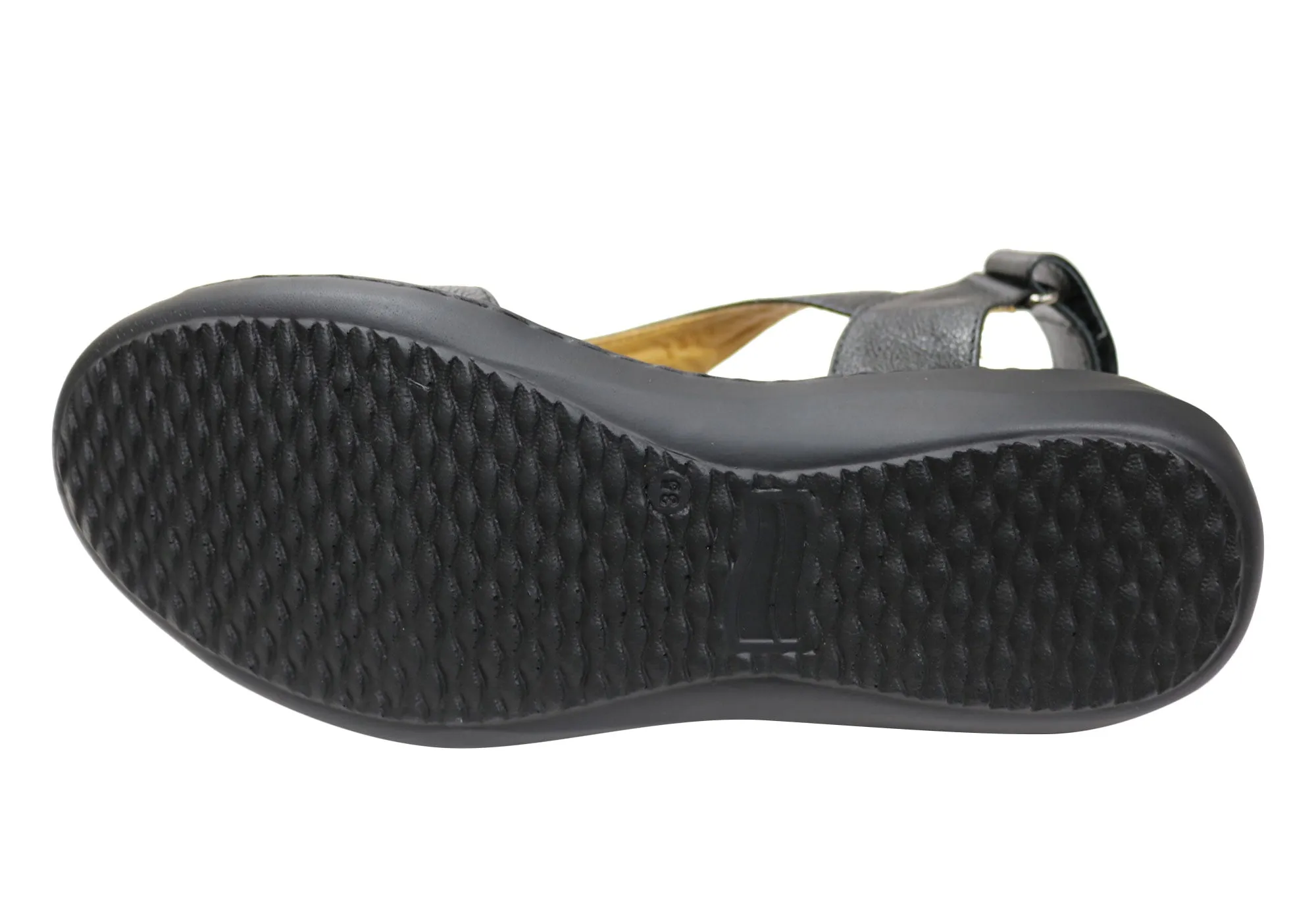 Opananken Elva Damen Bequeme Brasilianische Ledersandalen Opananken Schuhe