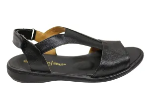 Opananken Elva Damen Bequeme Brasilianische Ledersandalen Opananken Schuhe