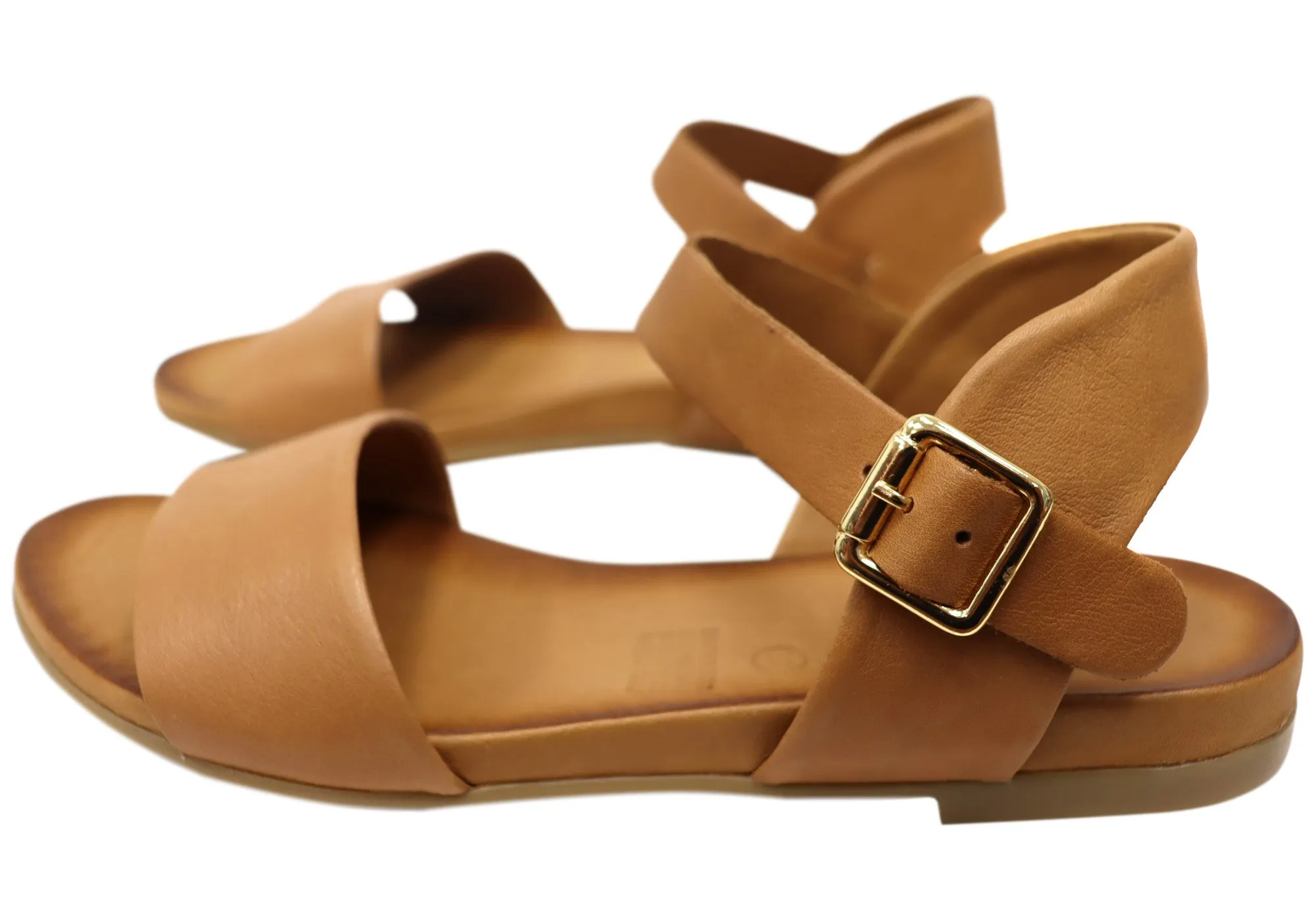 Orizonte Eclipse Damen Bequeme Europäische Ledersandalen Orizonte Schuhe