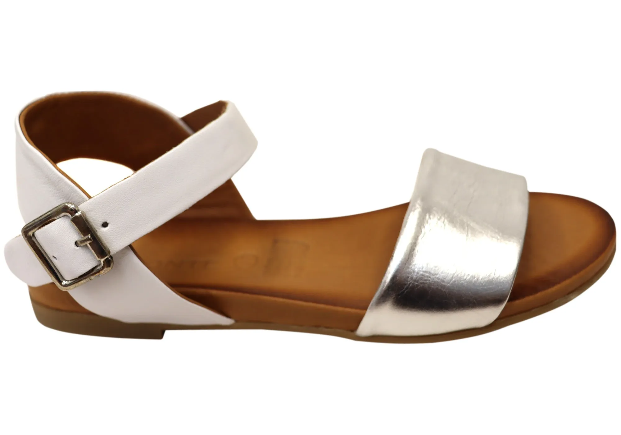 Orizonte Eclipse Damen Bequeme Europäische Ledersandalen Orizonte Schuhe