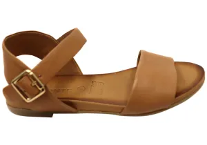 Orizonte Eclipse Damen Bequeme Europäische Ledersandalen Orizonte Schuhe