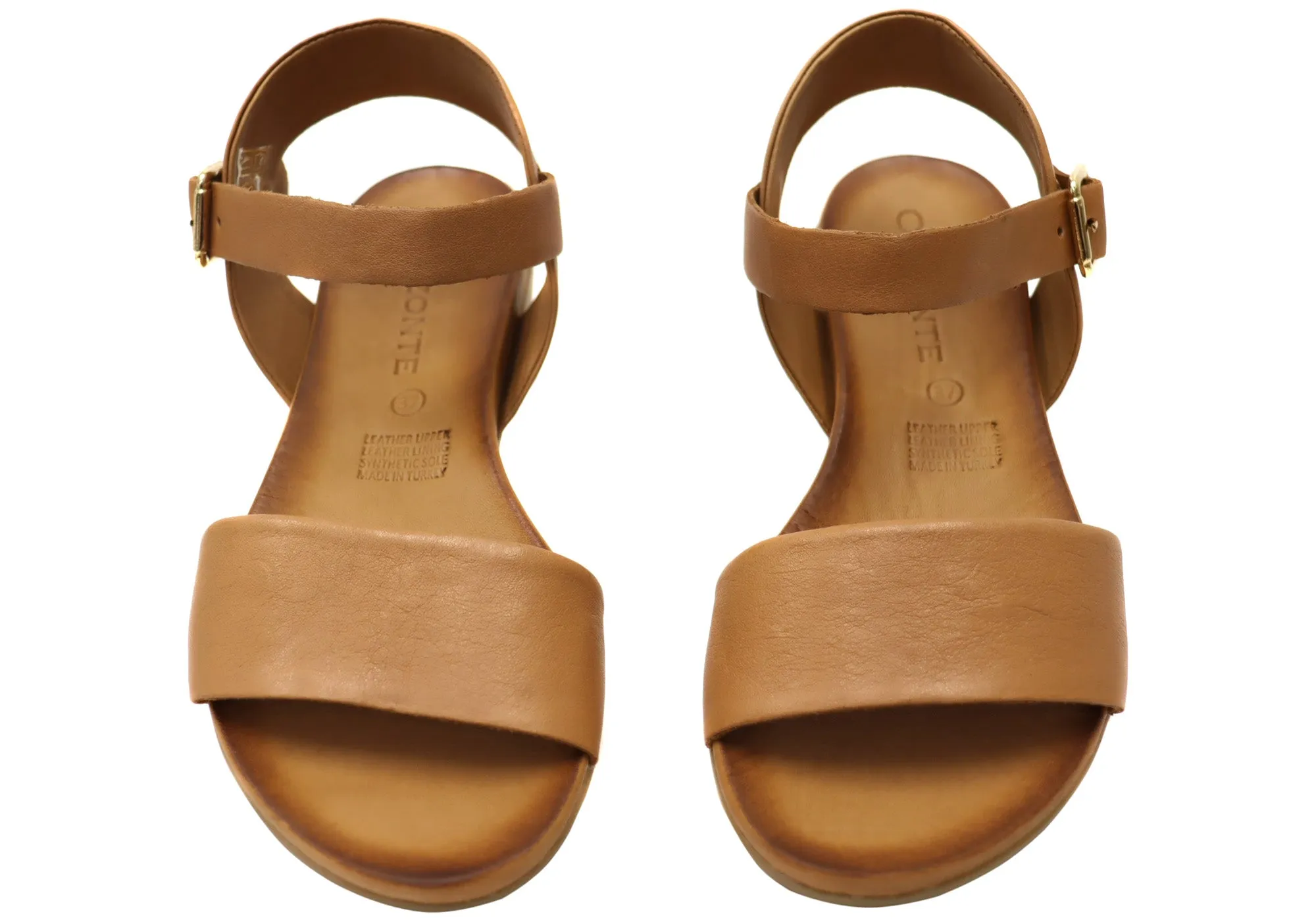 Orizonte Eclipse Damen Bequeme Europäische Ledersandalen Orizonte Schuhe