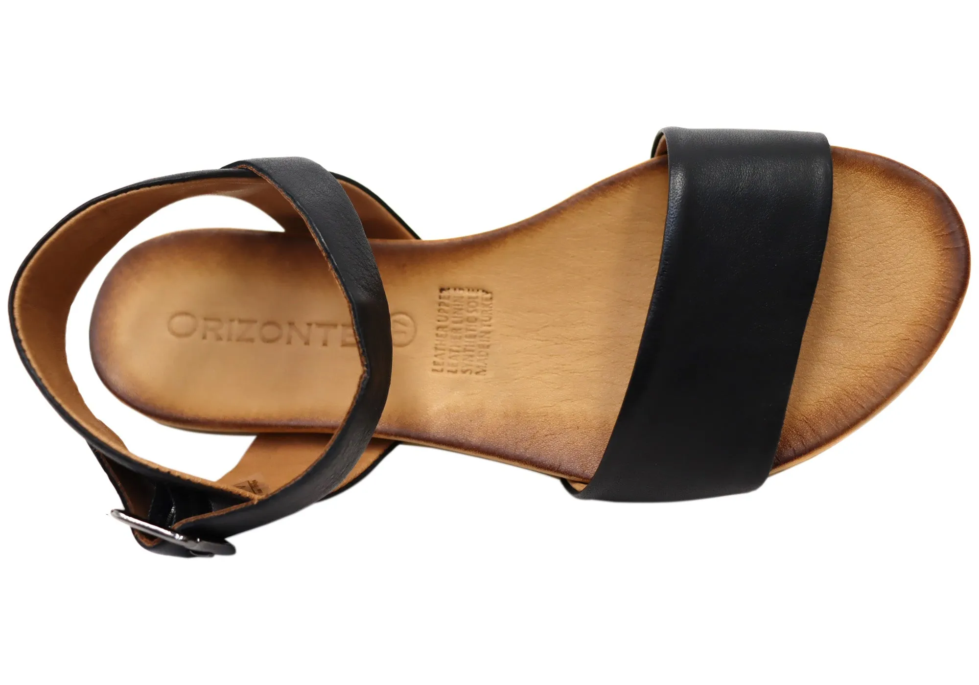 Orizonte Eclipse Damen Bequeme Europäische Ledersandalen Orizonte Schuhe