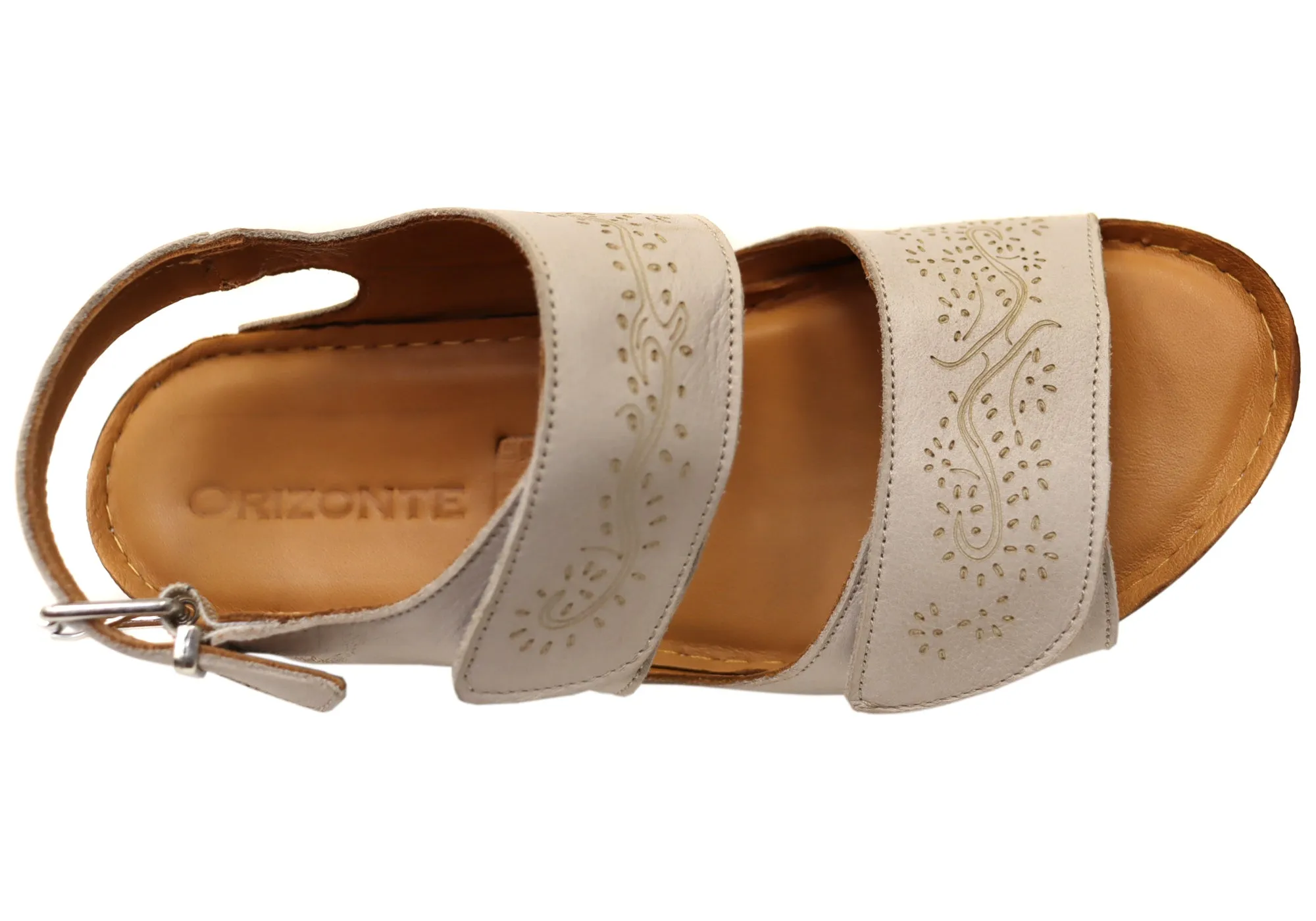 Orizonte Myorka Damen Europäische Bequeme Ledersandalen Orizonte Schuhe