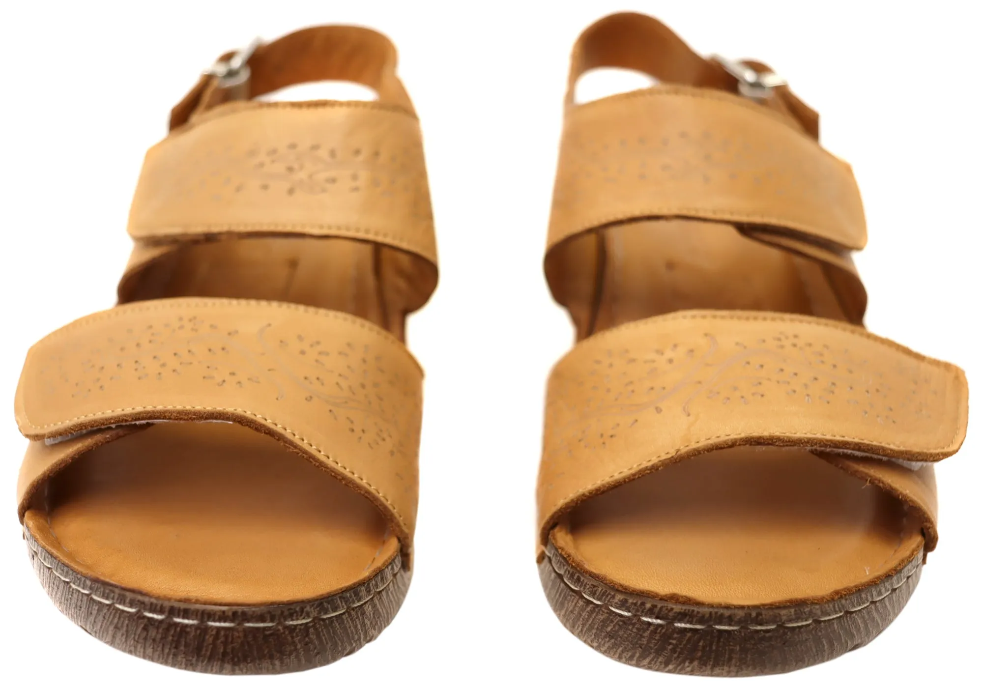 Orizonte Myorka Damen Europäische Bequeme Ledersandalen Orizonte Schuhe