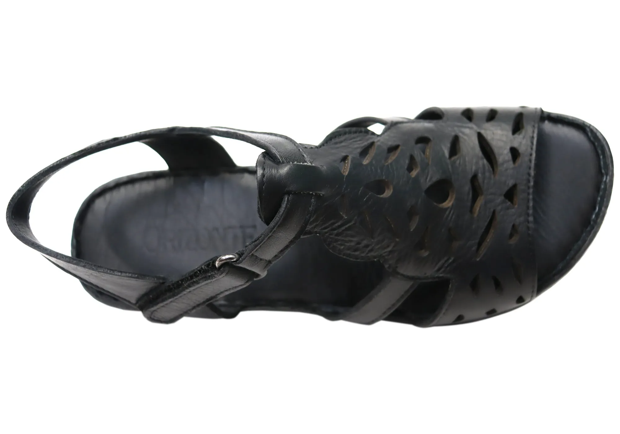 Orizonte Raya Damen Bequeme Europäische Ledersandalen Orizonte Schuhe