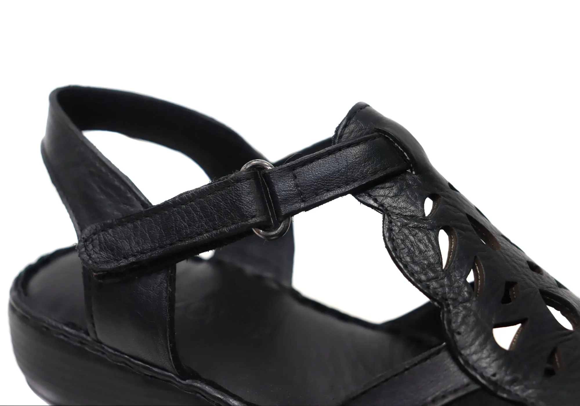 Orizonte Raya Damen Bequeme Europäische Ledersandalen Orizonte Schuhe