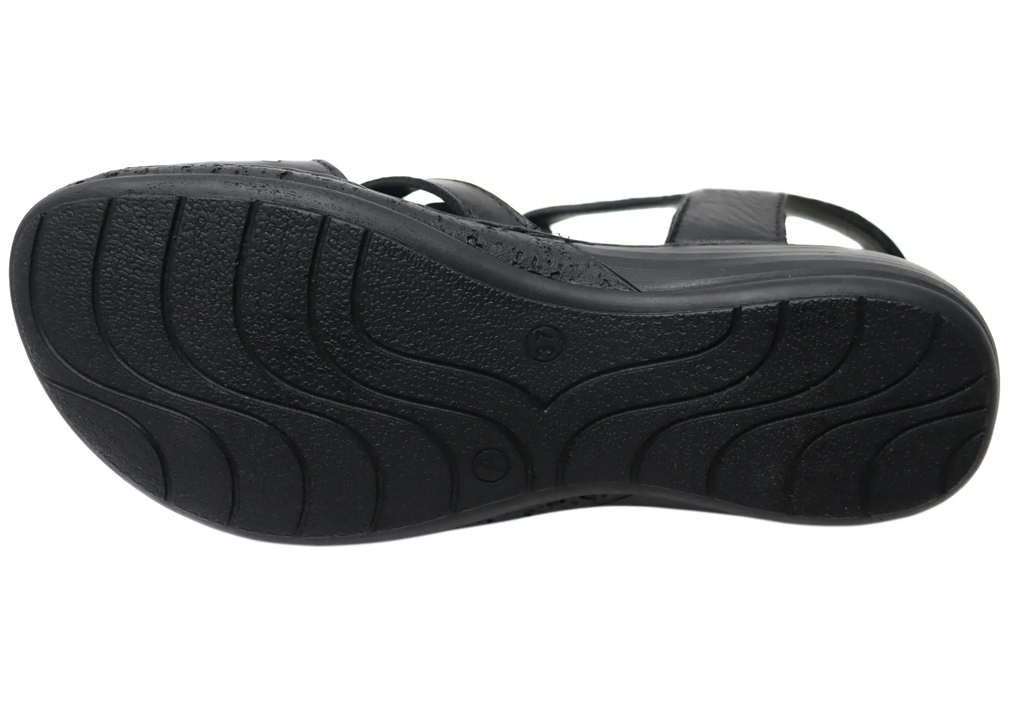 Orizonte Raya Damen Bequeme Europäische Ledersandalen Orizonte Schuhe