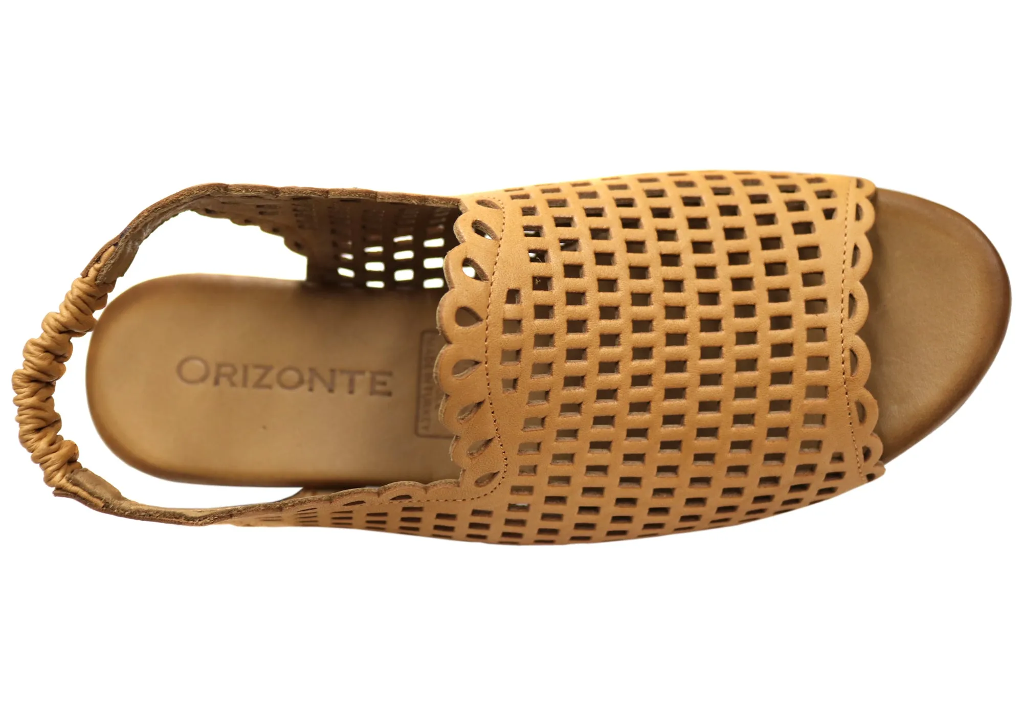 Orizonte Sash Damen Europäisches Leder Niedriger Absatz Bequeme Sandalen Orizonte Schuhe