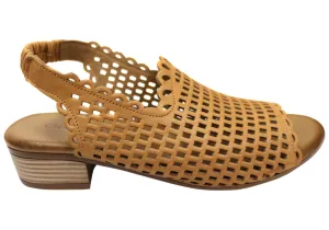 Orizonte Sash Damen Europäisches Leder Niedriger Absatz Bequeme Sandalen Orizonte Schuhe