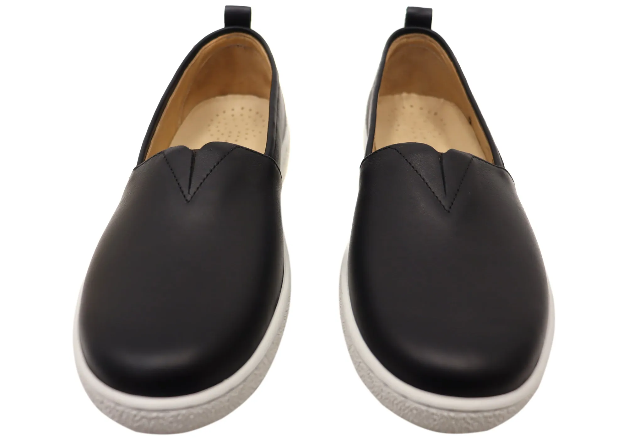 Orizonte Yesenia Damen Europäische Bequeme Lederschuhe Orizonte Schuhe
