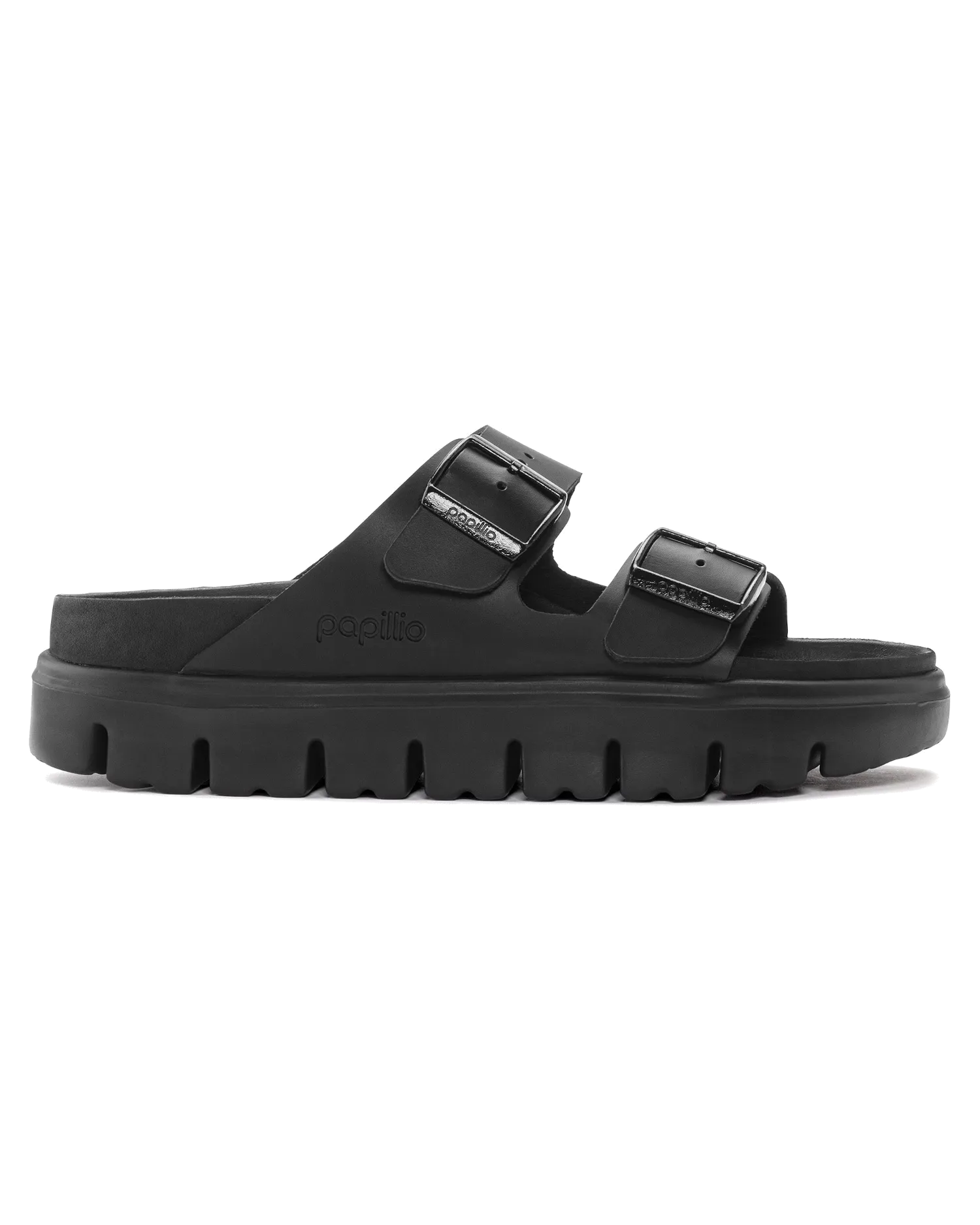 Papillio Arizona Chunky Sandalen aus Naturleder in Schwarz