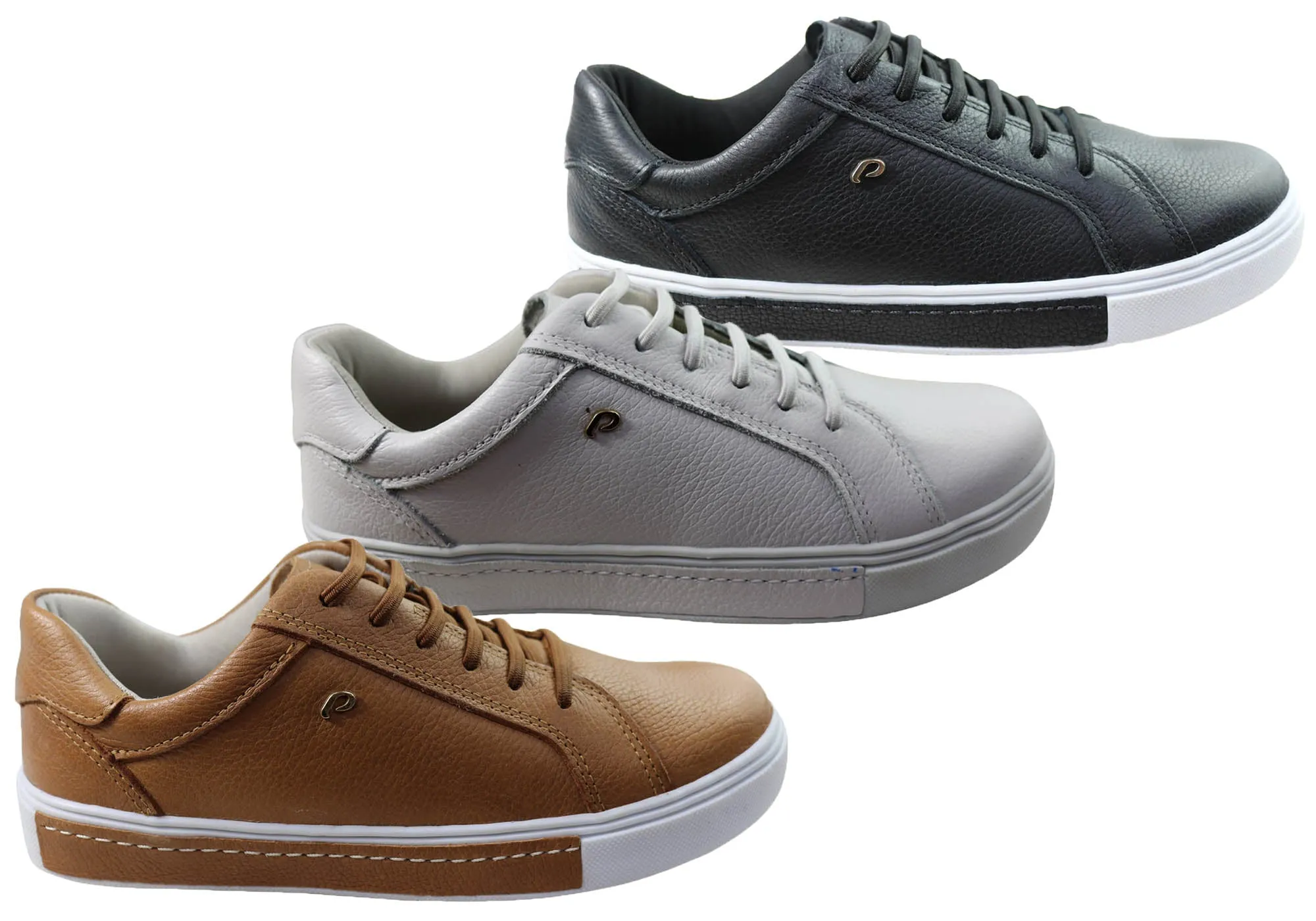Pegada Brooke Damen Bequeme Leder Freizeitschuhe Hergestellt in Brasilien Pegada Schuhe